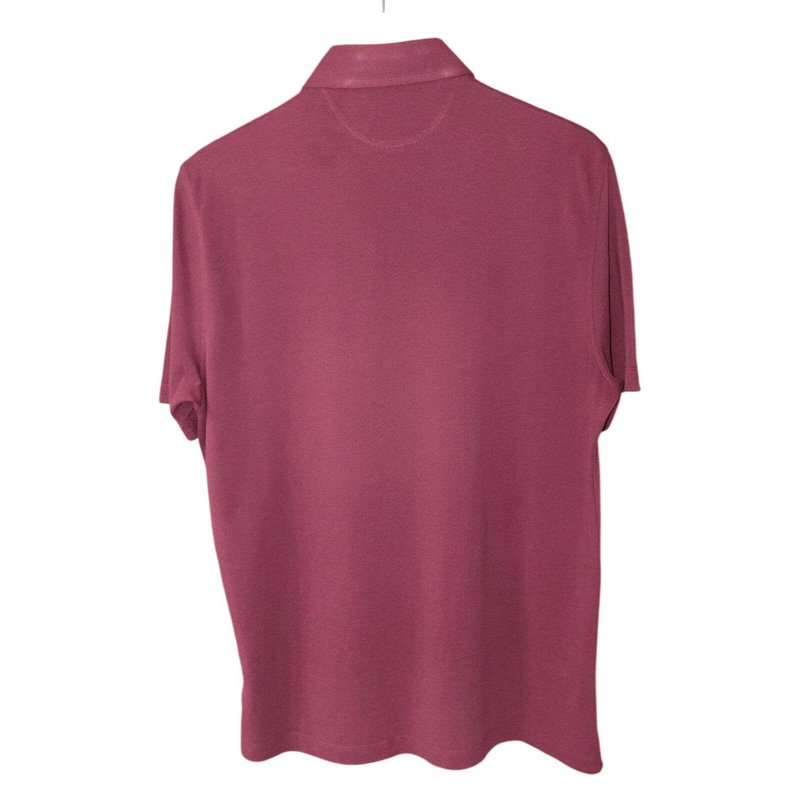 Brunello Cucinelli Brunello Cucinelli Burgundy Polo EU 48 NWT 100% Cotton Size US M / EU 48-50 / 2 - 2 Thumbnail