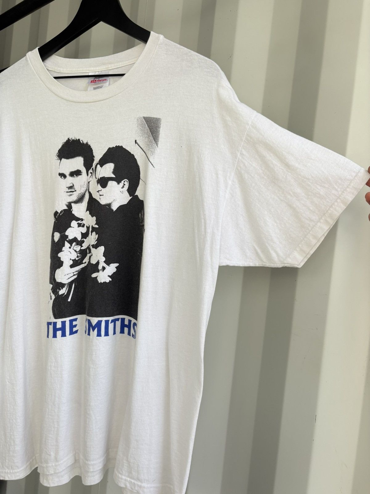 Band Tees Thrashed The Smiths Faded Distressed GRUNGE Shirt Band Size US XL / EU 56 / 4 - 2 Thumbnail