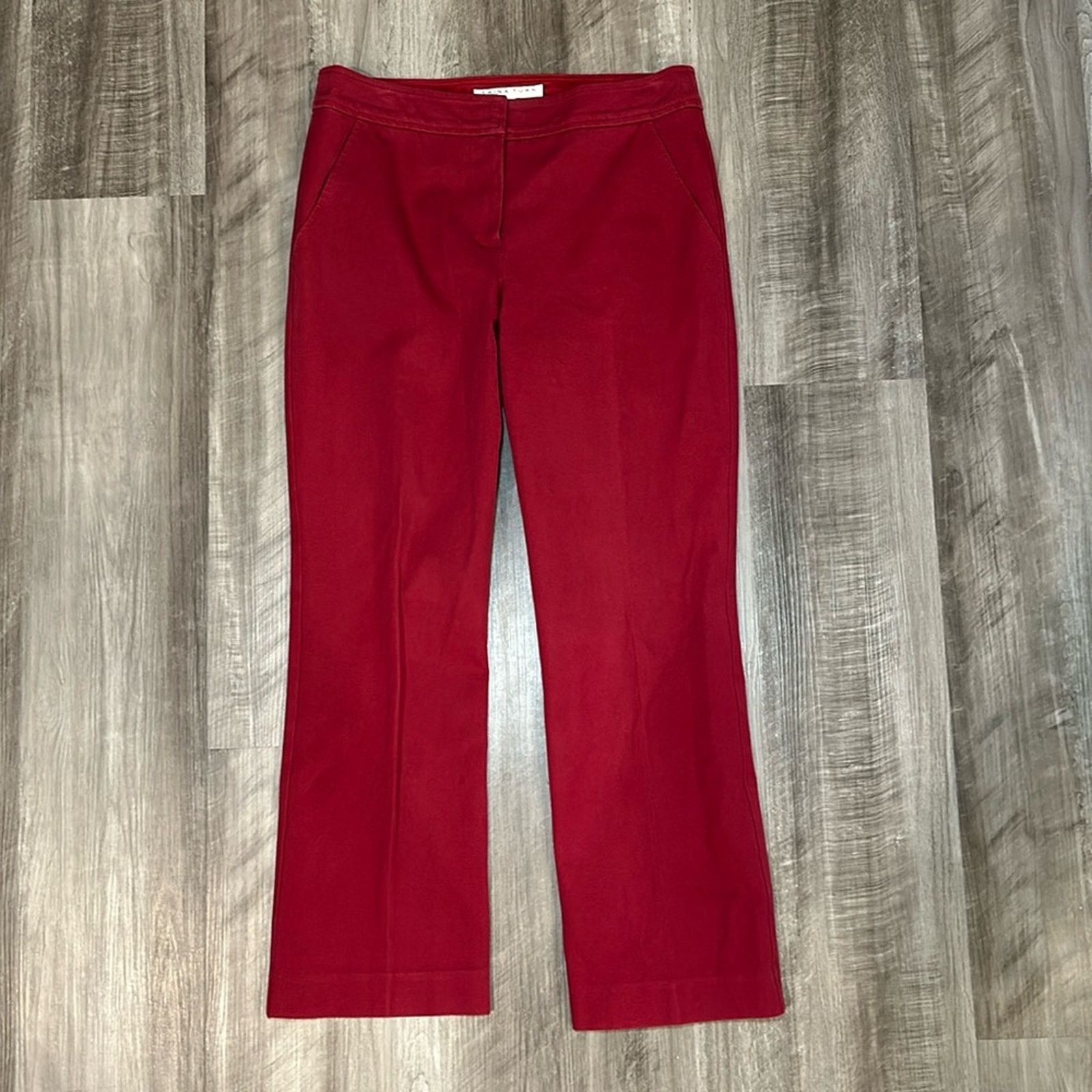Trina Turk Trina Turk Straight Trouser Pants - 4 Size 27" / US 4 / IT 40 - 1 Thumbnail