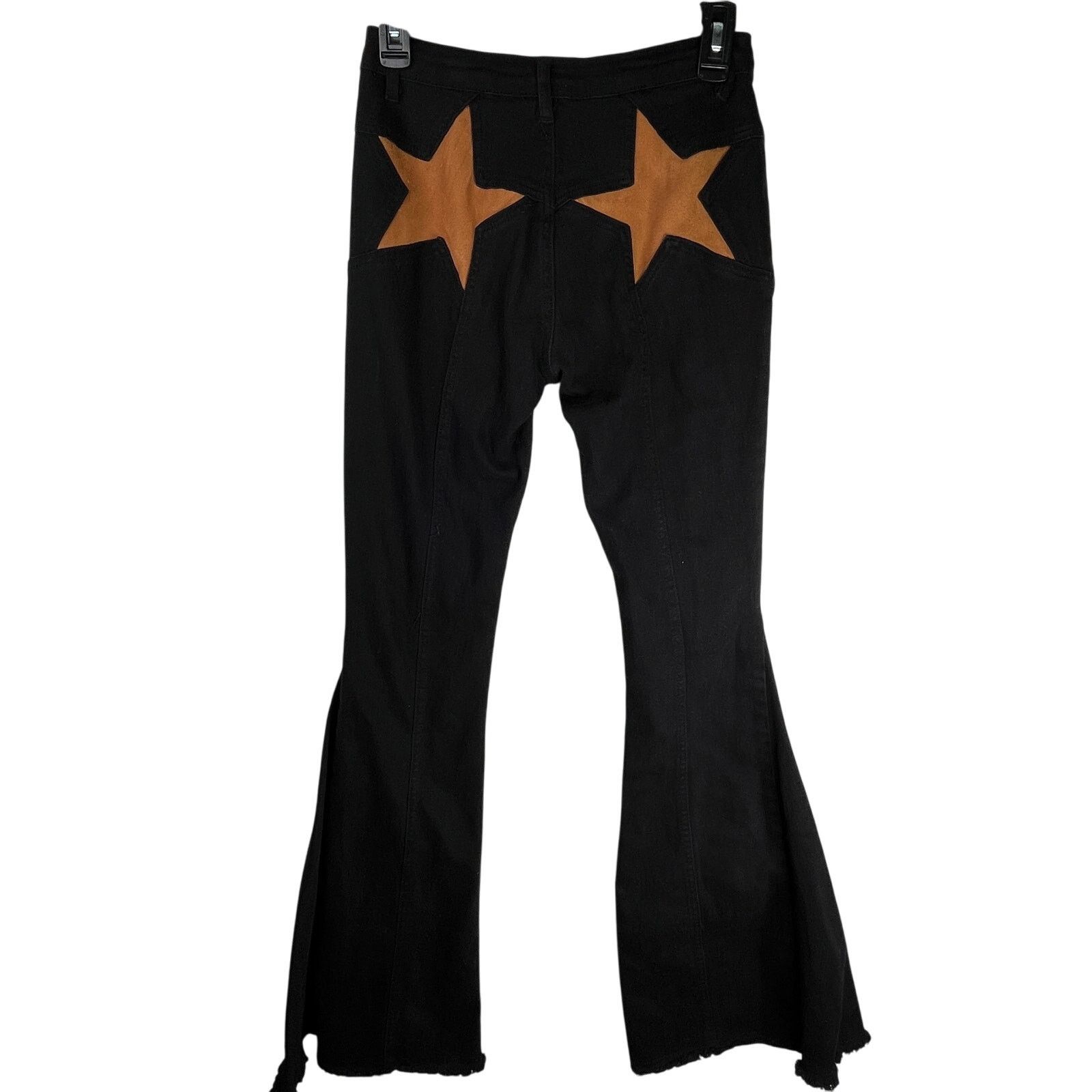 Other Saints + Hearts Star Patch Western Gypsy Flare Jean Denim Size 27" / US 4 / IT 40 - 1 Thumbnail