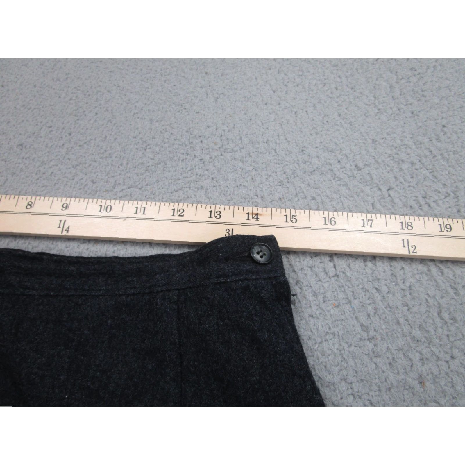 Pendleton VINTAGE Pendleton Skirt Womens 12 Gray Wool A-Line Midi Lined High Rise USA Size 34" / US 12 / IT 48 - 2 Thumbnail