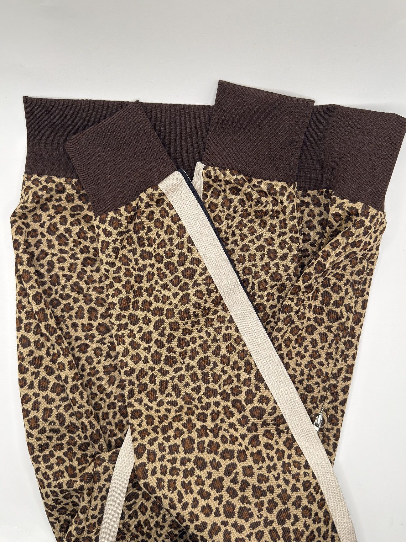 Palm Angels Palm Angels High Neck Leopard Jacquard Jacket Size US S / EU 44-46 / 1 - 4 Thumbnail