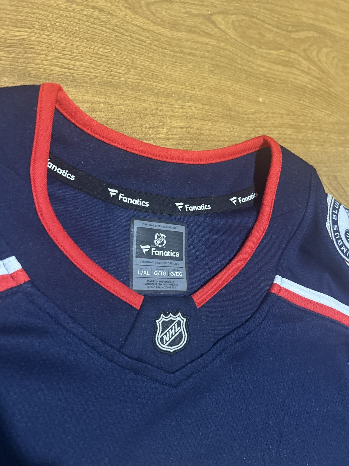 NHL Columbus Blue Jackets NHL Jersey Size US XS / EU 42 / 0 - 4 Thumbnail