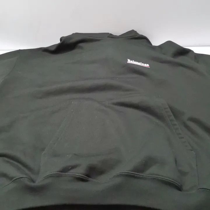 Balenciaga Balenciaga Political Campaign Black Hoodie 0079-2507 Size US M / EU 48-50 / 2 - 8 Thumbnail