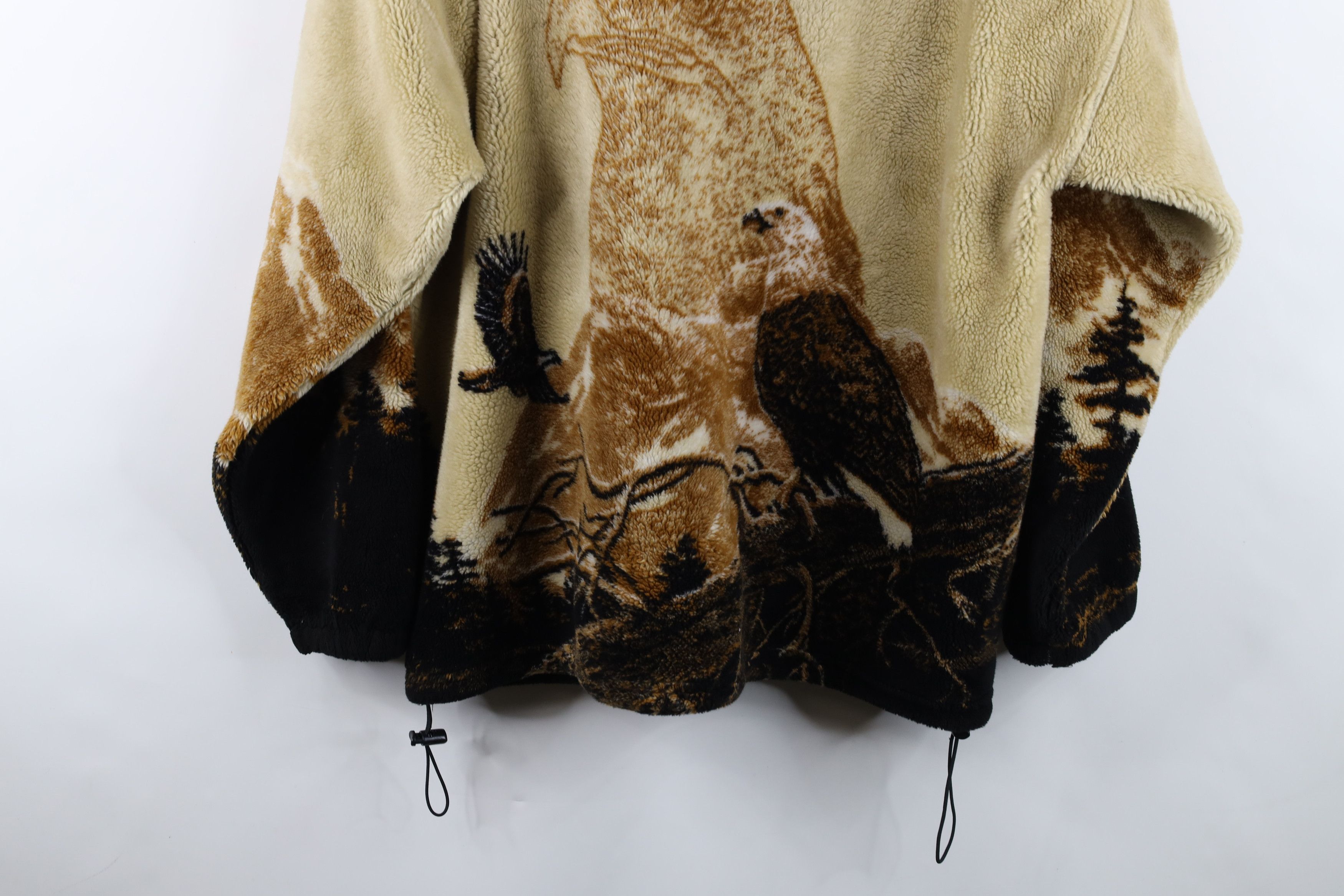 Vintage Vintage 90s Streetwear All Over Print Fleece Jacket USA Size US XL / EU 56 / 4 - 18 Thumbnail
