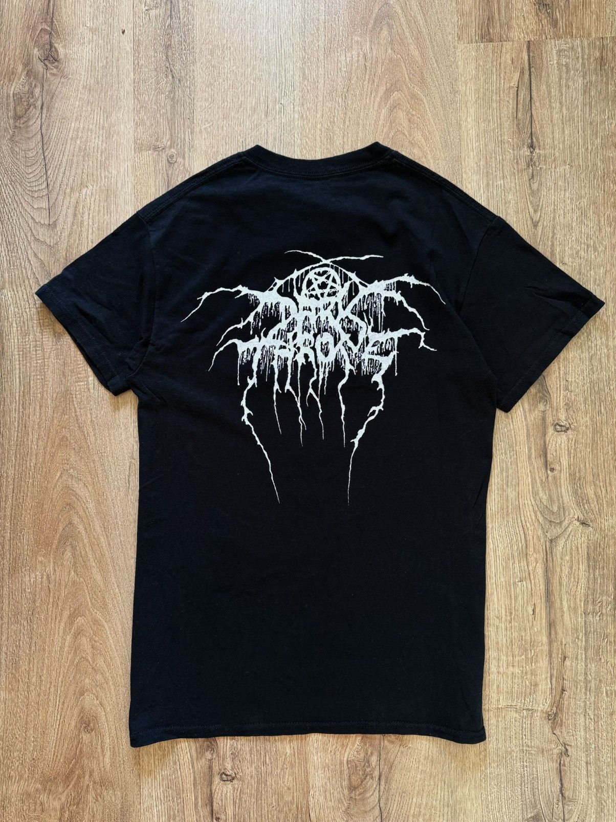 Vintage Vintage 2000s Darkthrone A Blaze in The Northern Sky T-shirt Size US S / EU 44-46 / 1 - 3 Thumbnail