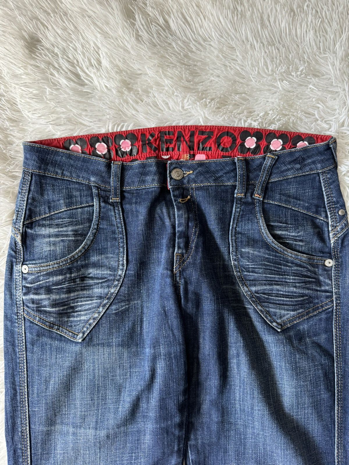 Kenzo Kenzo Vintage Japanese Denim Jeans Size US 31 - 3 Thumbnail