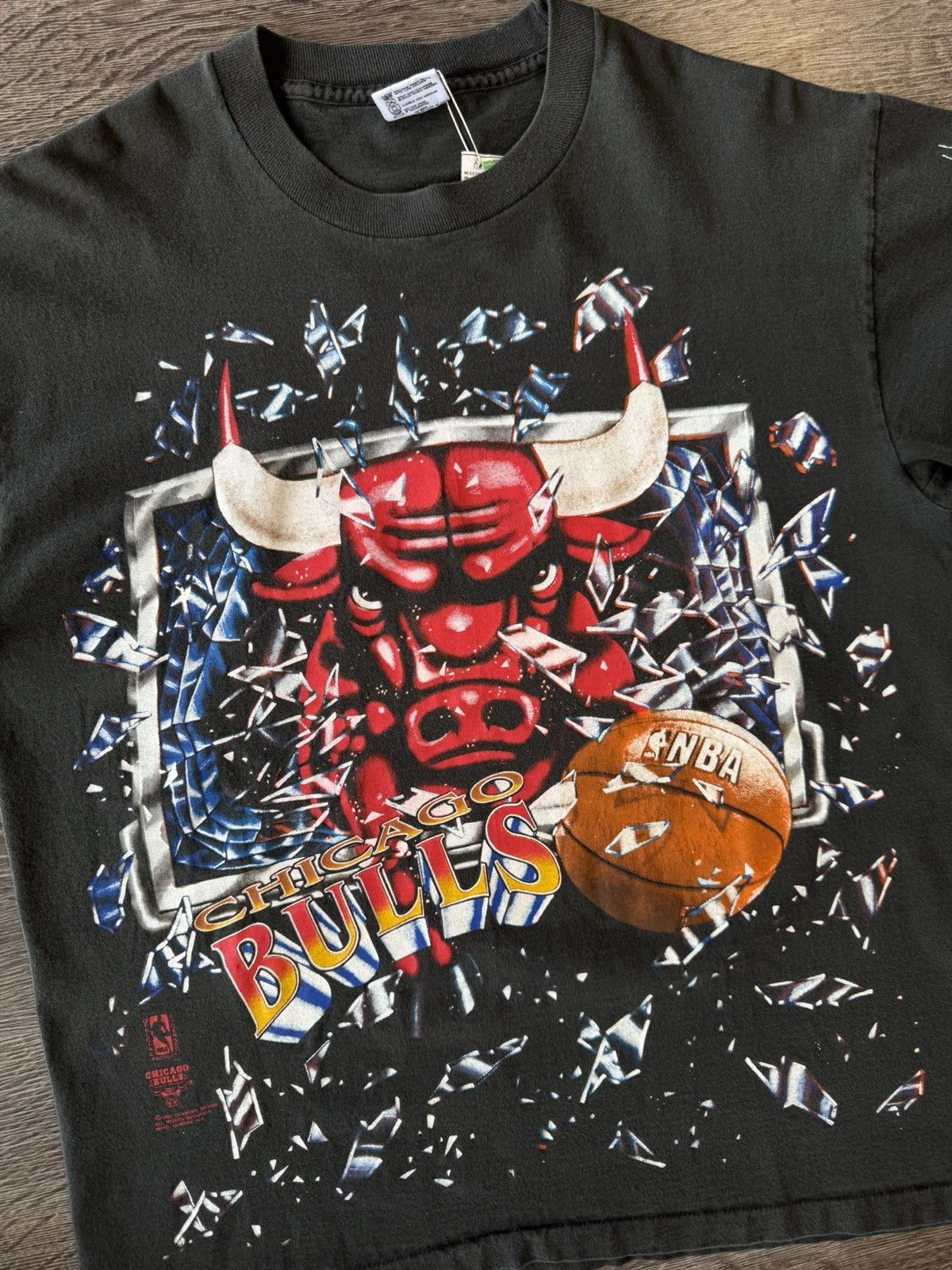NBA Chicago Bulls Vintage Tee 1992 Size US L / EU 52-54 / 3 - 2 Thumbnail