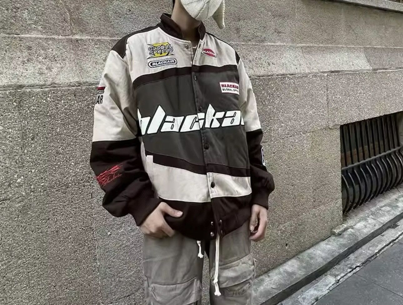 Designer × Vintage American retro hip hop Y2K baseball street racing jacket Size US XL / EU 56 / 4 - 3 Thumbnail