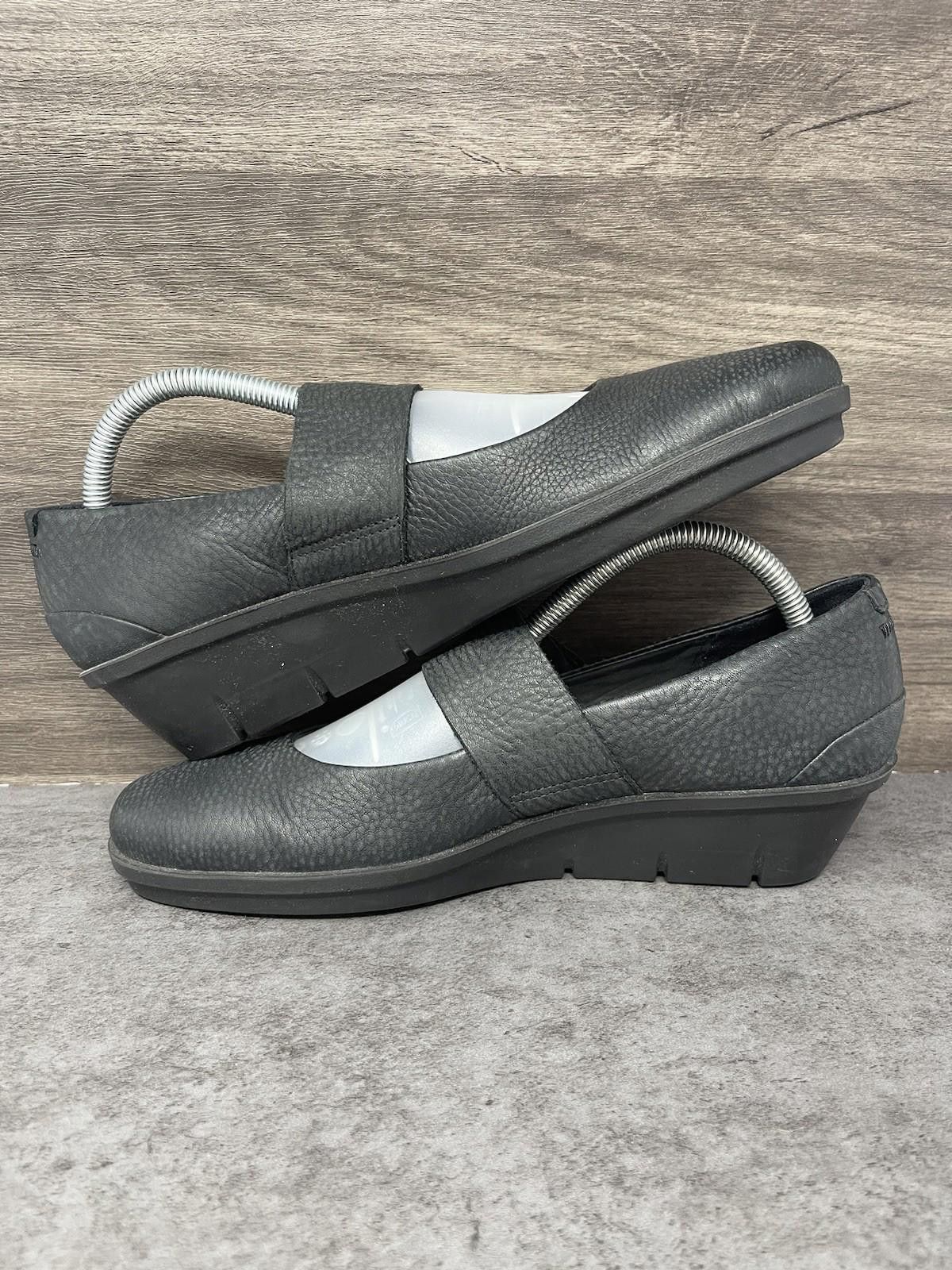 Ecco ECCO Shoes Womens Size 9 (40) Skyler Mary Jane Wedges Black Size US 9 / IT 39 - 7 Thumbnail