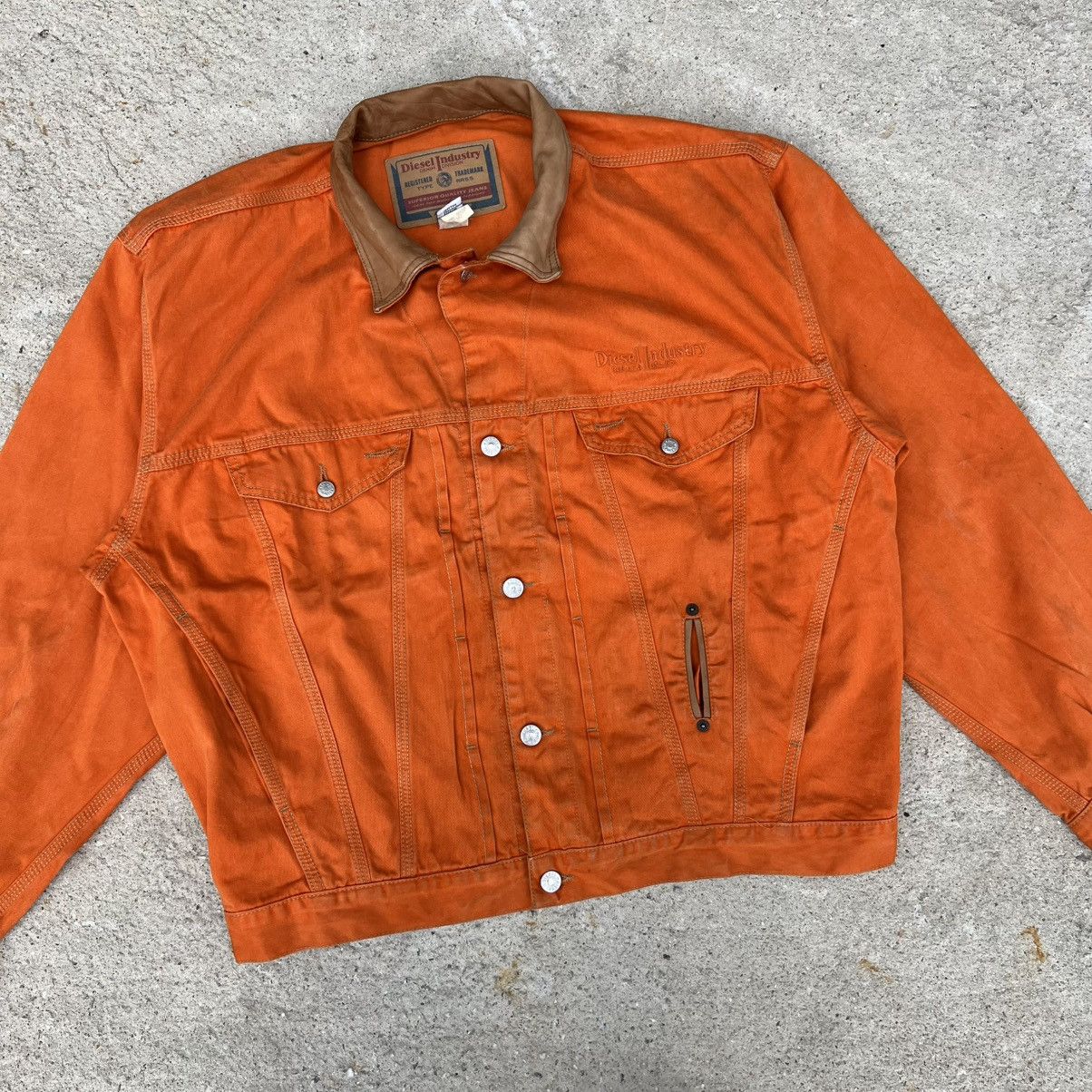 Diesel × Vintage Vintage 90s Diesel Denim Jacket Size US L / EU 52-54 / 3 - 2 Thumbnail