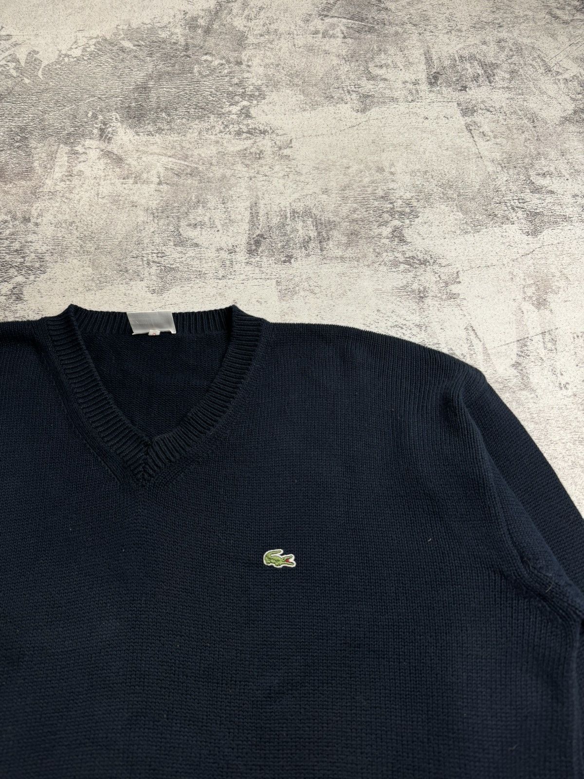 Lacoste Lacoste 6 Cotton Knited V-Neck Sweatshirt Sweater Pullover Size US XL / EU 56 / 4 - 6 Thumbnail