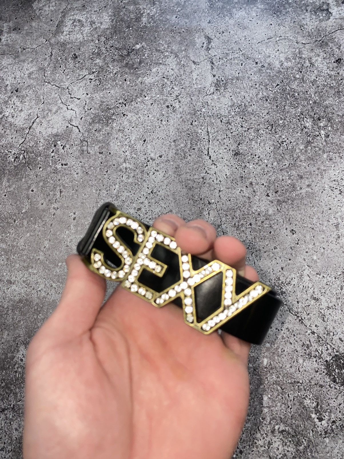Japanese Brand Vintage Y2K SEXY Belt black Dolce Gabbana style Size ONE SIZE - 2 Thumbnail