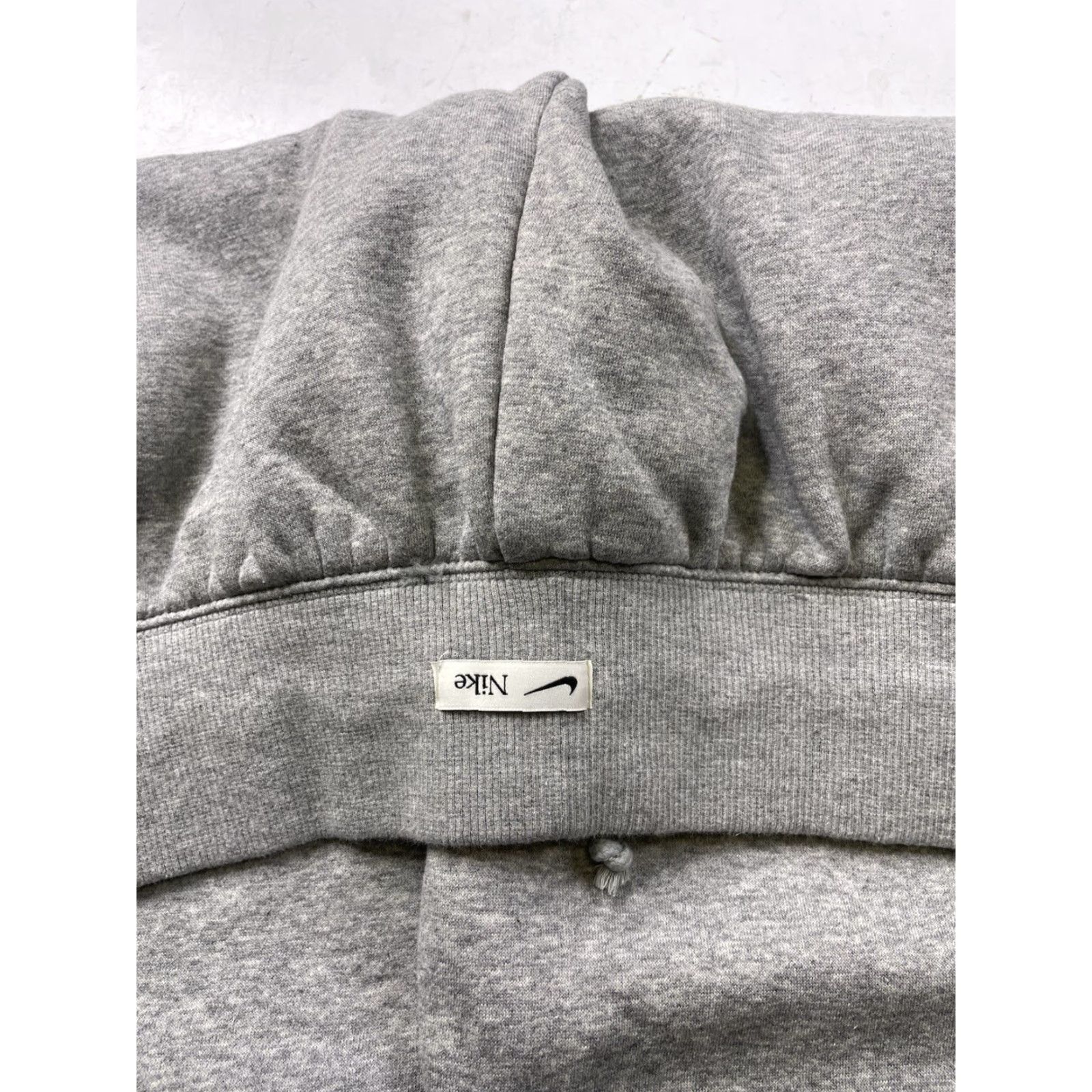 Nike NIKE Sportswear Oversized Logo Gray Fleece Jogger Pants Women Large Pockets Size 36" / US 14 / IT 50 - 4 Thumbnail