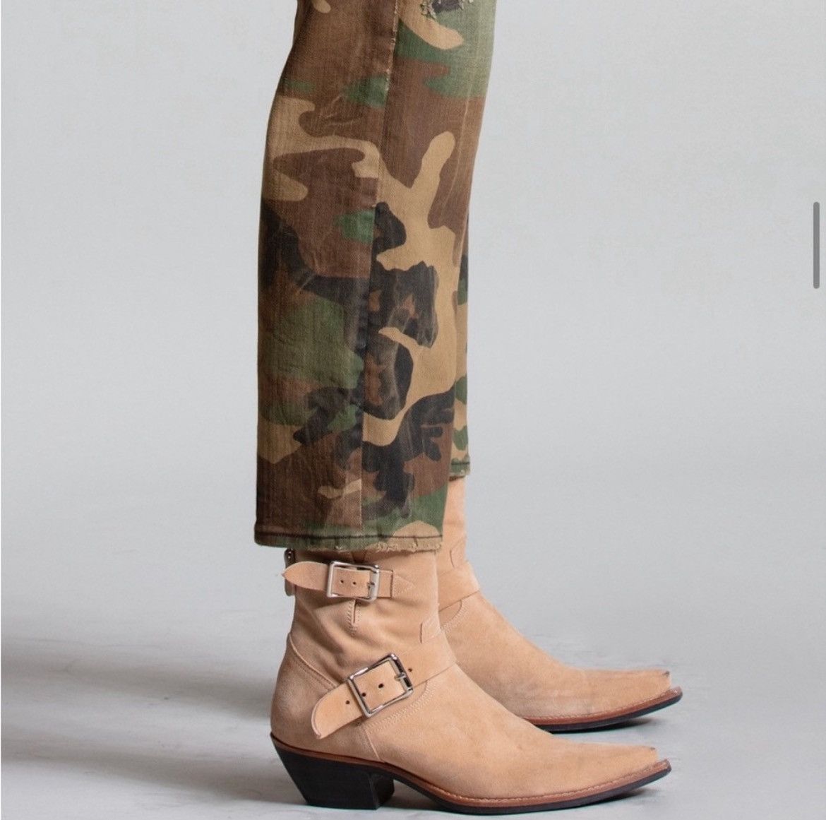 R13 Cowboy buckle boot. 36 Size US 6 / IT 36 - 1 Thumbnail