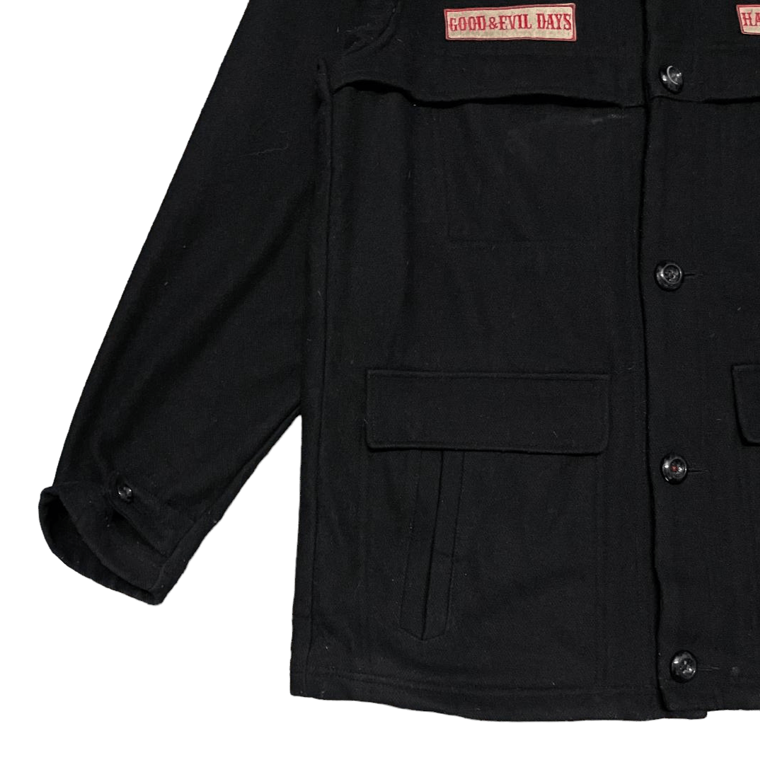 Japanese Brand Vintage Haughty Crew Jacket Multi Pocket Workers Size US L / EU 52-54 / 3 - 3 Thumbnail