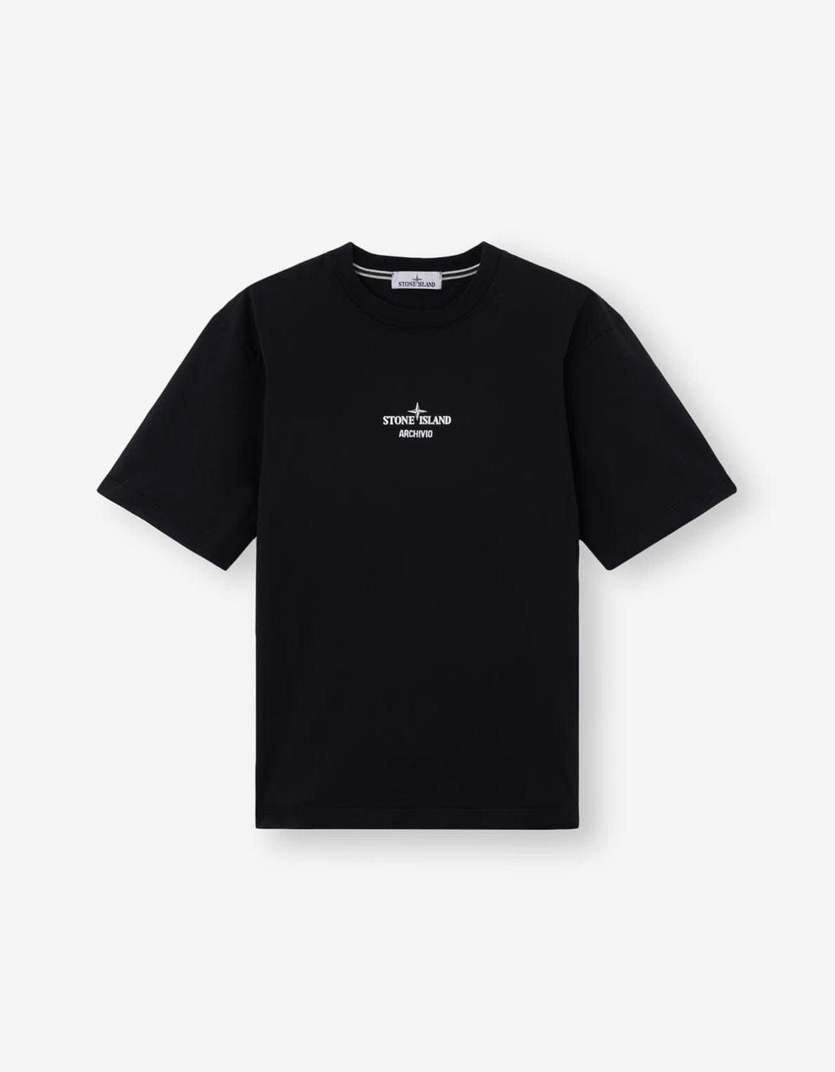 Stone Island Stone Island Black Archivio Print T-Shirt Size US L / EU 52-54 / 3 - 1 Thumbnail