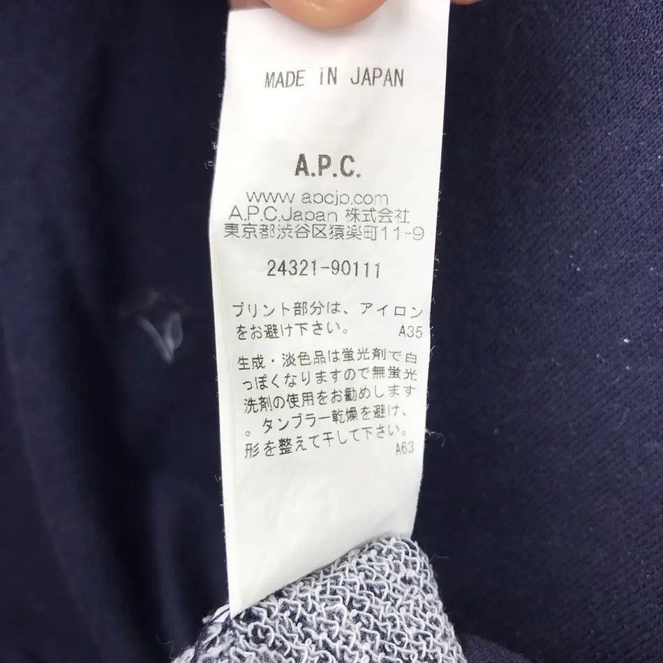 A.P.C. APC We Do Our Part Skateboard France Designer Sweatshirt Size US S / EU 44-46 / 1 - 5 Thumbnail