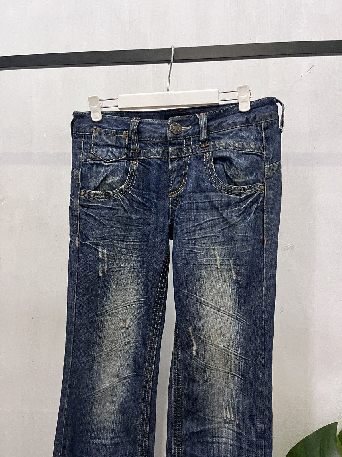 Japanese Brand Vtg Garhina Bootcut Denim Jeans pants Size 32" / US 10 / IT 46 - 3 Thumbnail