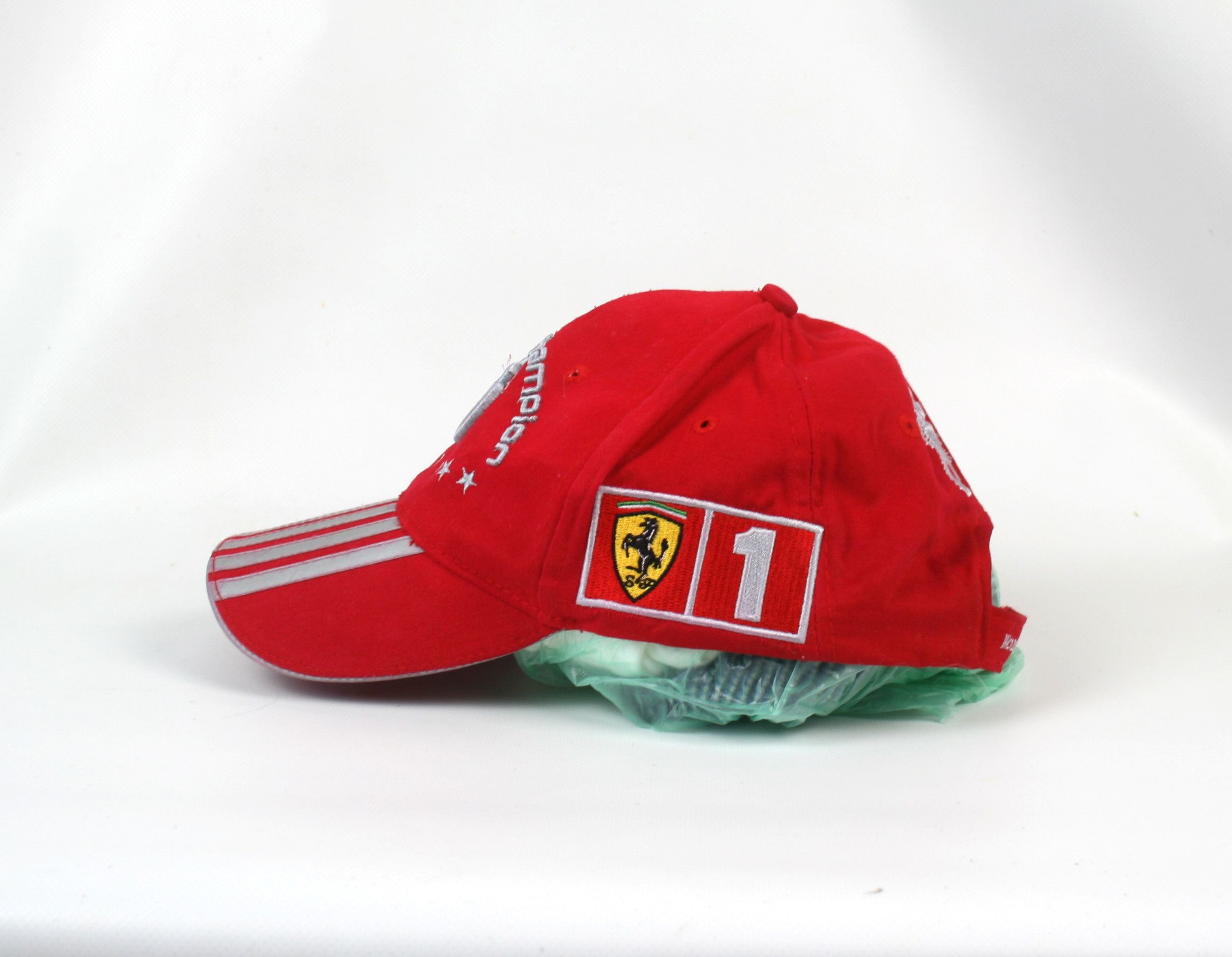 Ferrari 00S Michael Schumacher Formula 1 Logo Cap Vintage Size ONE SIZE - 3 Thumbnail