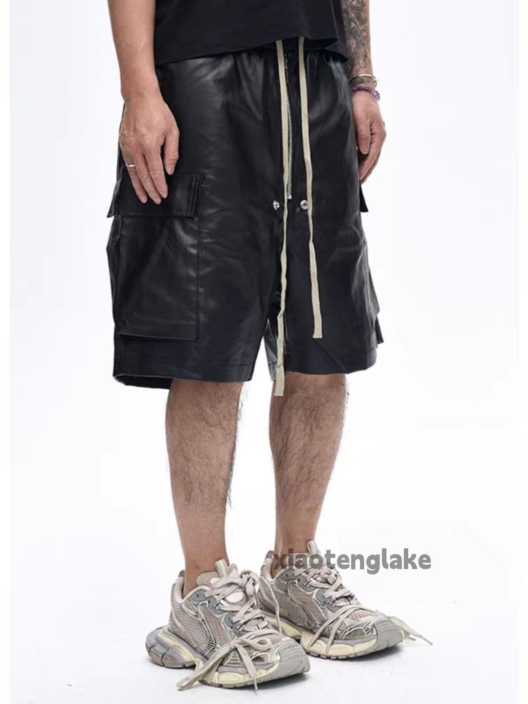 Designer Unisex outdoor utility punk yuppie grunge flared shorts Size US 36 / EU 52 - 2 Thumbnail