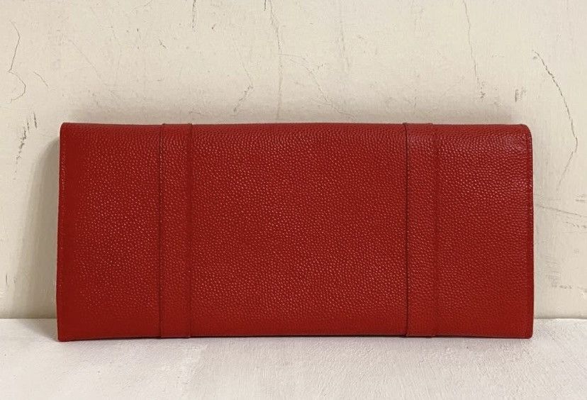 Celine Authentic Vintage CELINE Triomphe Wallet-Grained Calfskin Size ONE SIZE - 3 Thumbnail