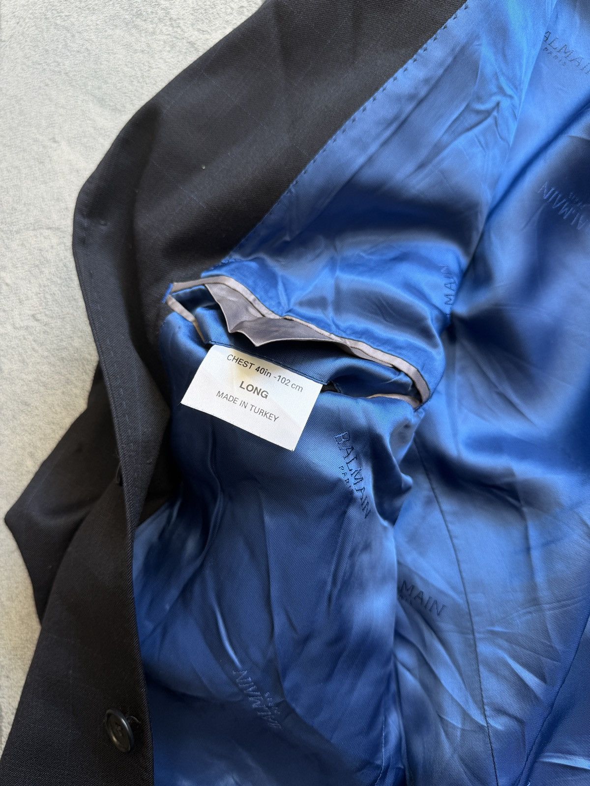 Balmain Vintage Balmain Suit Two Piece Luxury Italian Designer Size 40L - 11 Thumbnail