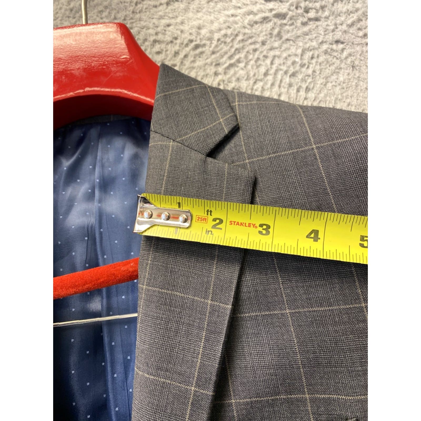 Vintage VINTAGE Combatant Gentlemen Blazer Jacket Glen Plaid Wool Size 34 Slim Brown Mens Size 34R - 7 Thumbnail