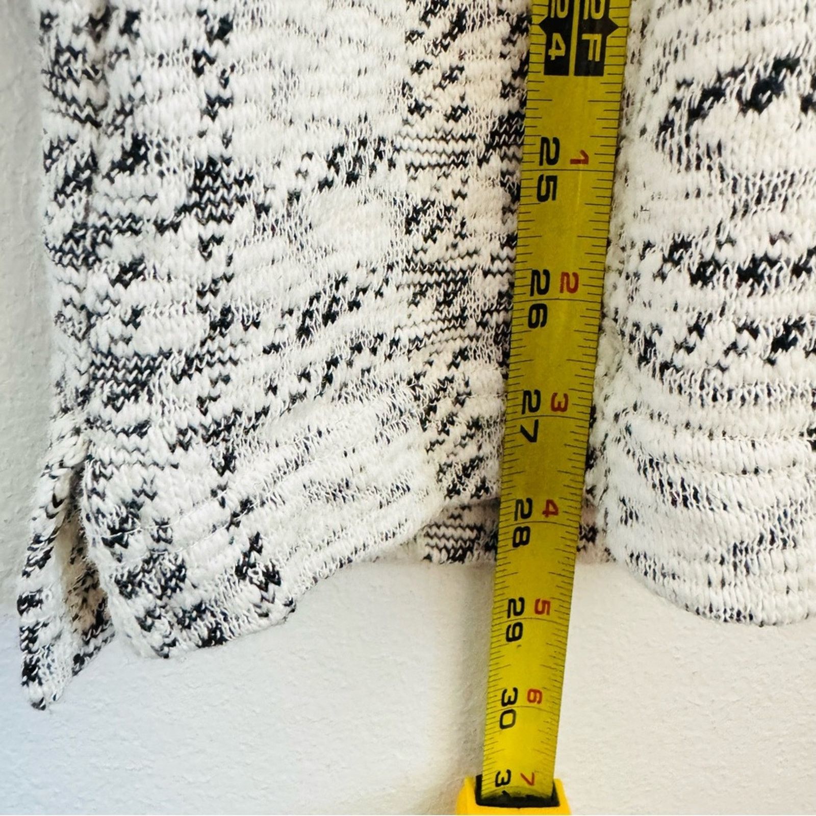 Croft & Barrow VINTAGE CROFT White Black Grey Print Pullover Sweater Top XL Size XL / US 12-14 / IT 48-50 - 9 Thumbnail