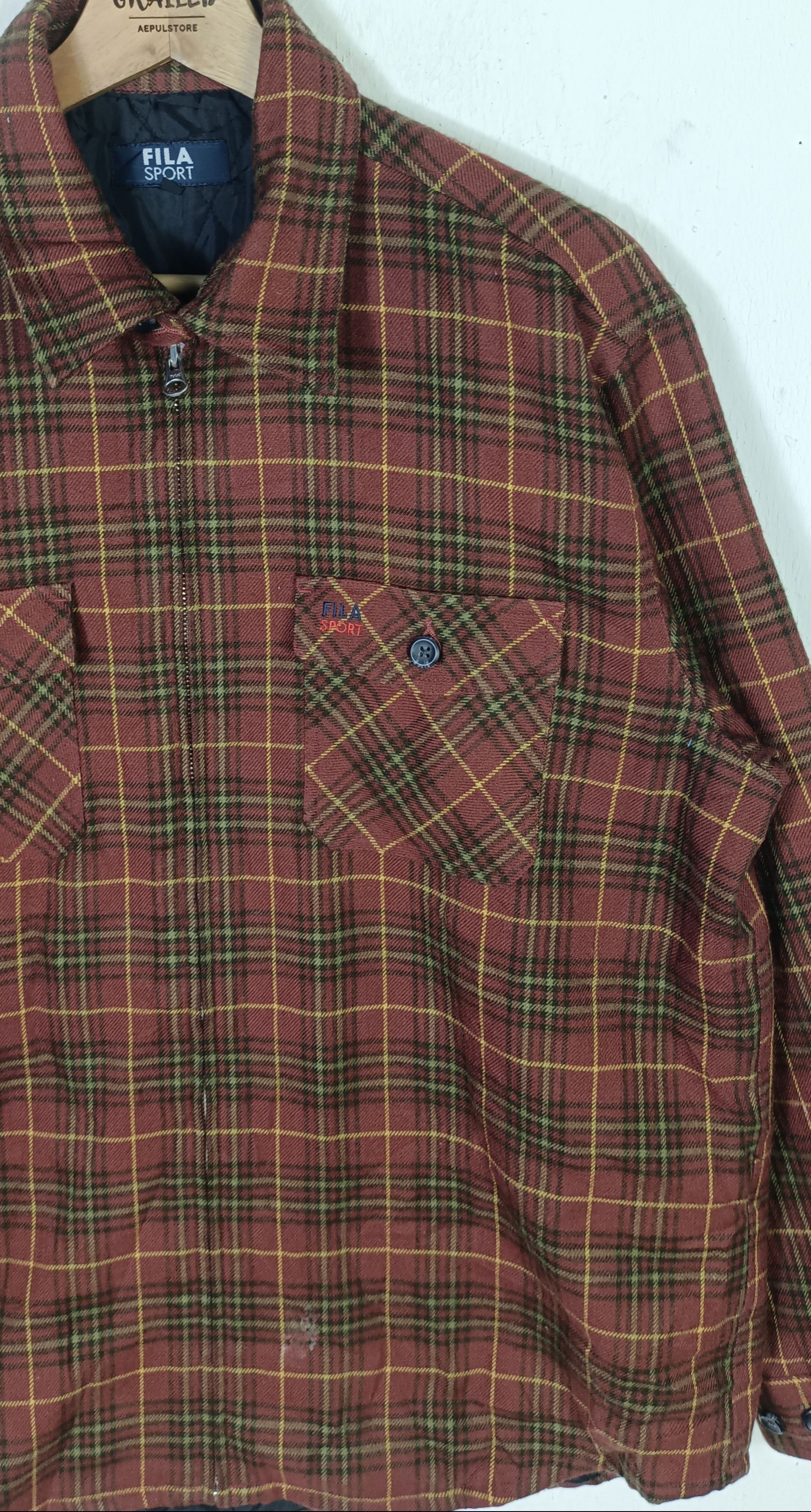 Fila Fila Sport Puffer Inner Button Up Jacket Size US L / EU 52-54 / 3 - 6 Thumbnail