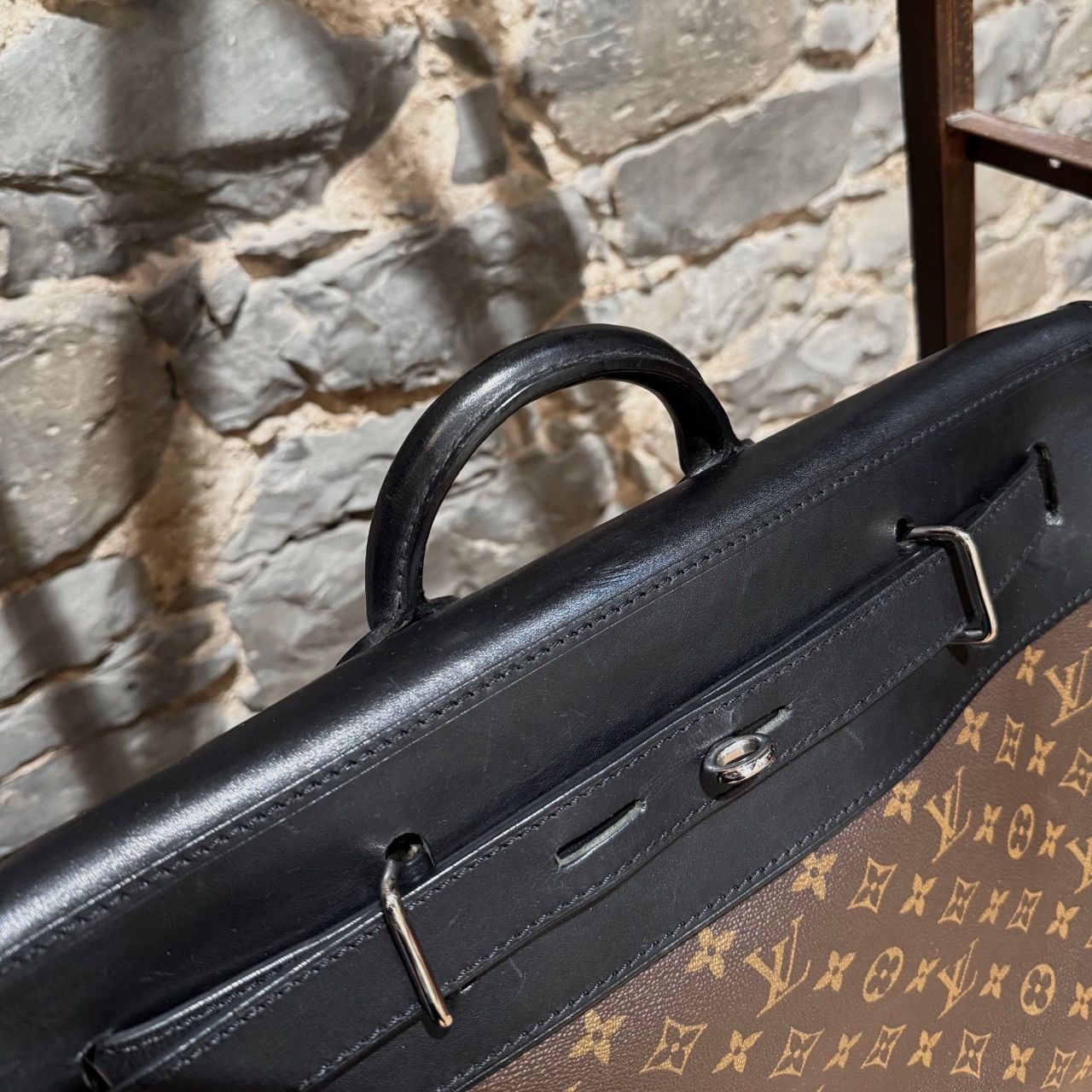 Louis Vuitton Louis Vuitton 2009 Macassar Monogram Steamer 45 Bag Size ONE SIZE - 6 Thumbnail