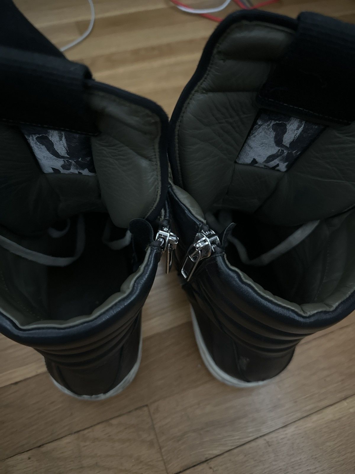 Rick Owens Rick Owens Triple Black Geobaskets Size US 11 / EU 44 - 7 Thumbnail