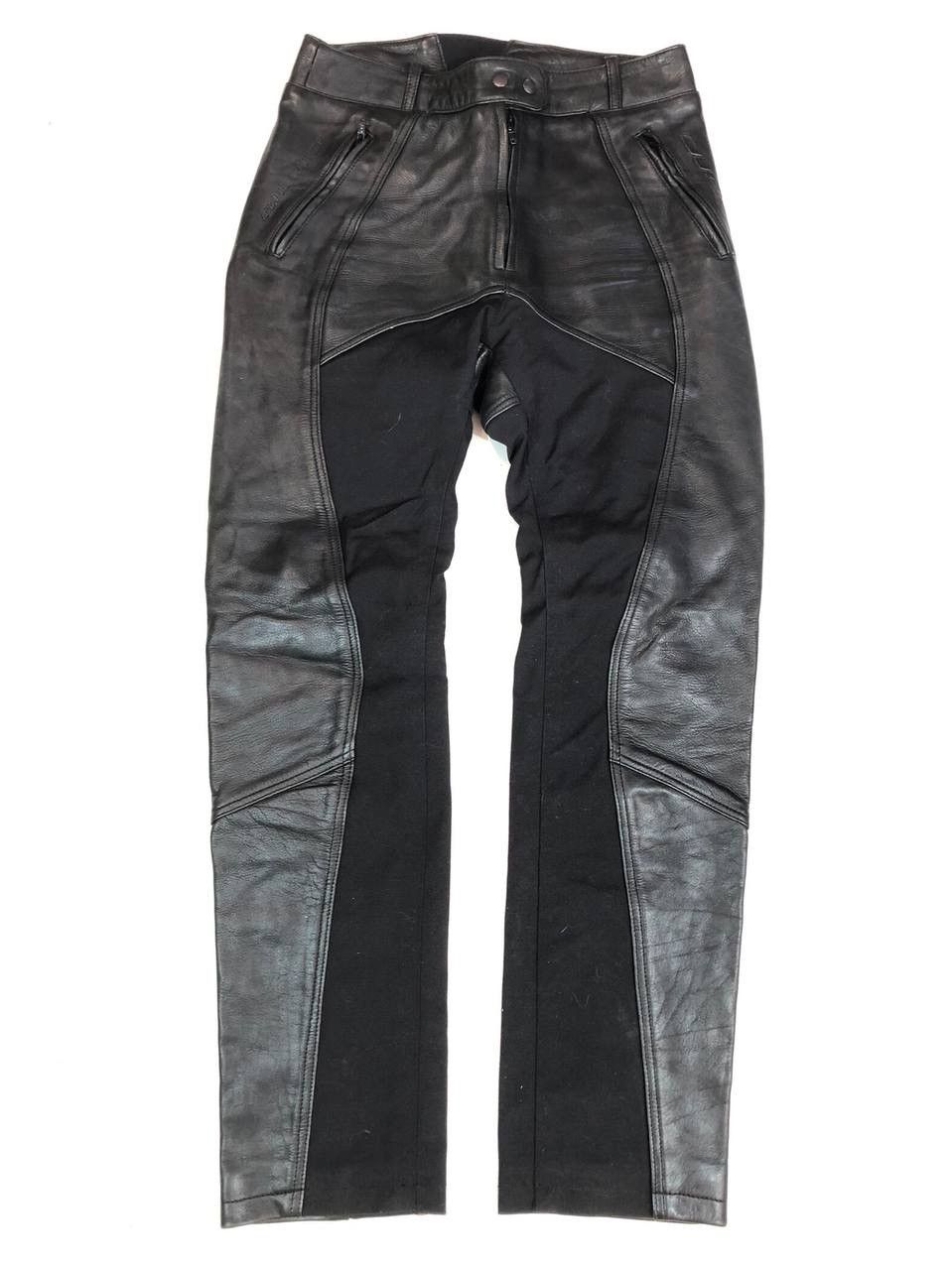 image of Grand Canyon Leather Moto Biker Pants in Black, Men's (Size 30)