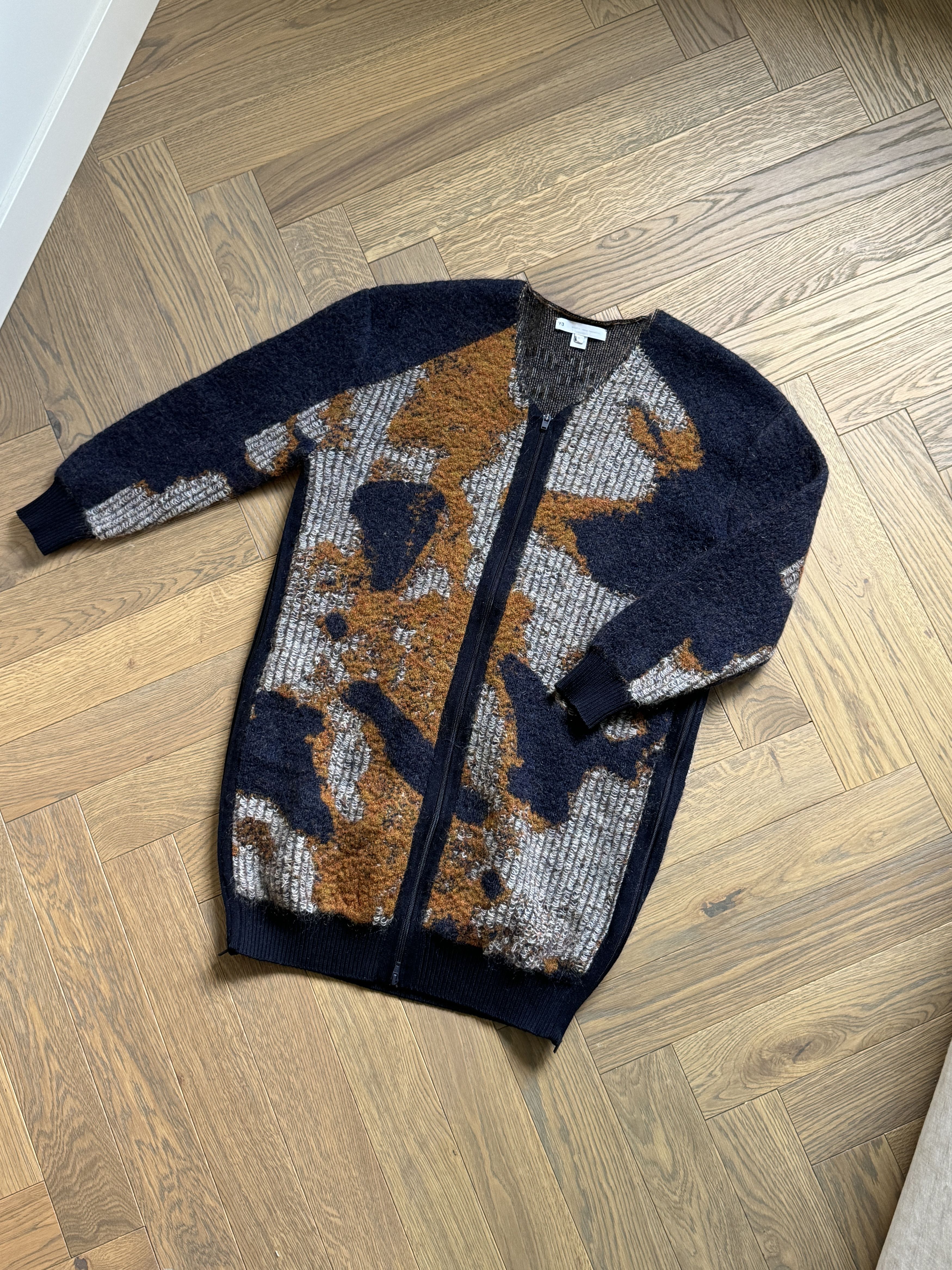 Yohji Yamamoto Y-3 belted wool cardigan Size S / US 4 / IT 40 - 2 Thumbnail