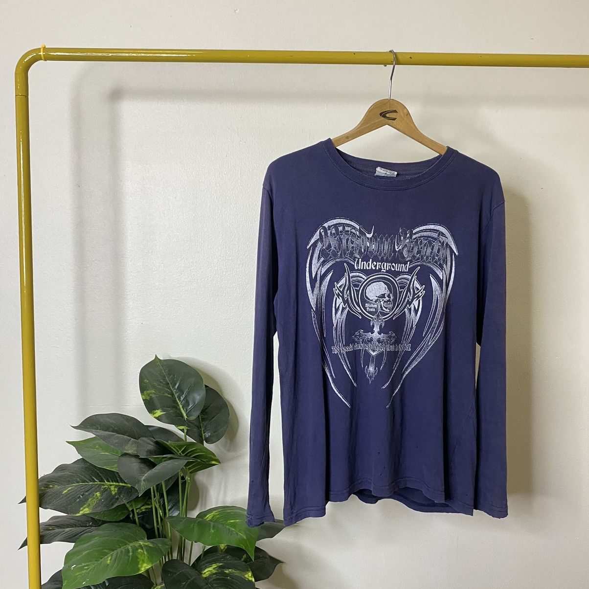 If Six Was Nine × Japanese Brand × Le Grande Bleu (L.G.B.) Wisdom Brain Underground Cyber Grunge Gothic Punk Affliction Size US M / EU 48-50 / 2 - 1 Thumbnail