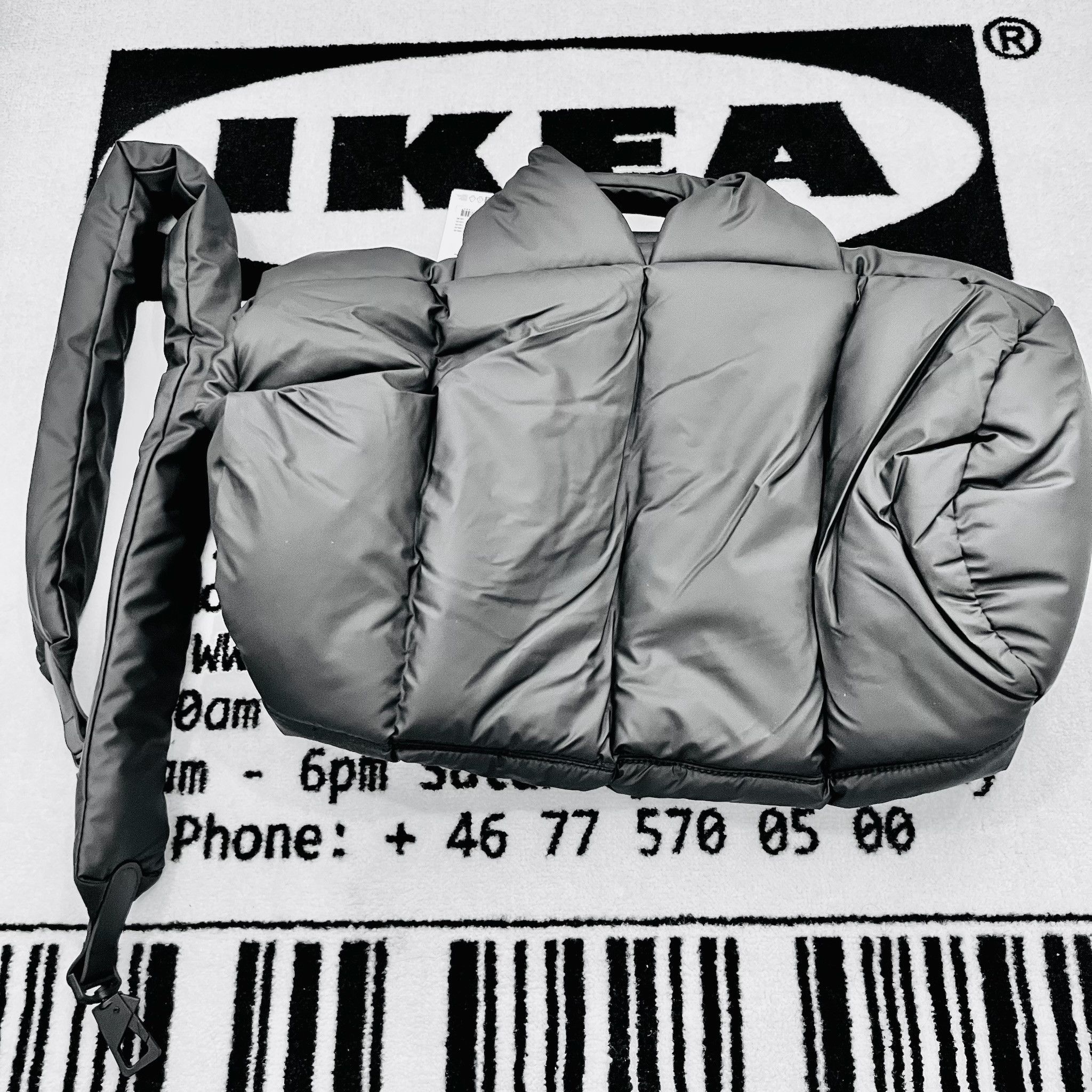 Rains Rains Nyssa Waterproof W3 Puffer Duffel Bag Size ONE SIZE - 3 Thumbnail