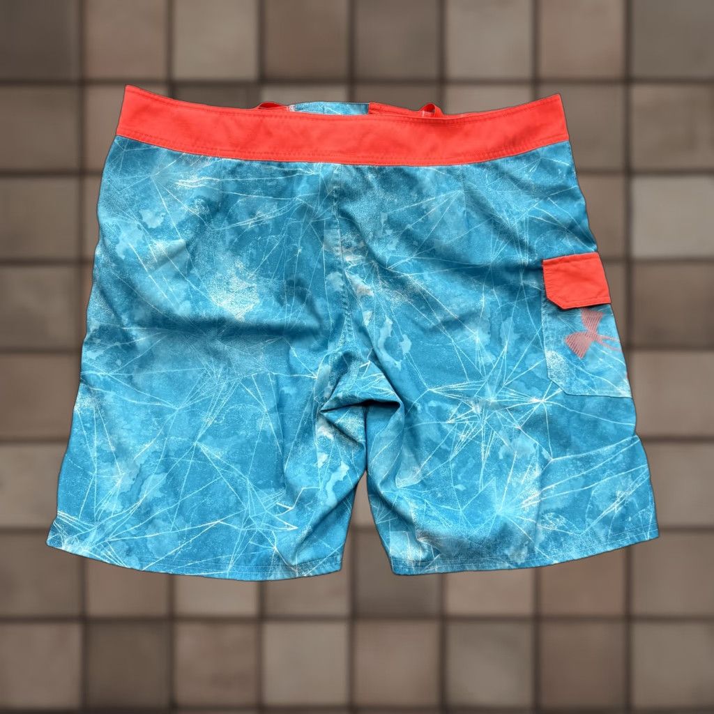 Under Armour Under Armour Board Shorts Mens 40 Blue Swim Trunks Lined Quick Dry Stretch Size US 40 / EU 56 - 1 Thumbnail