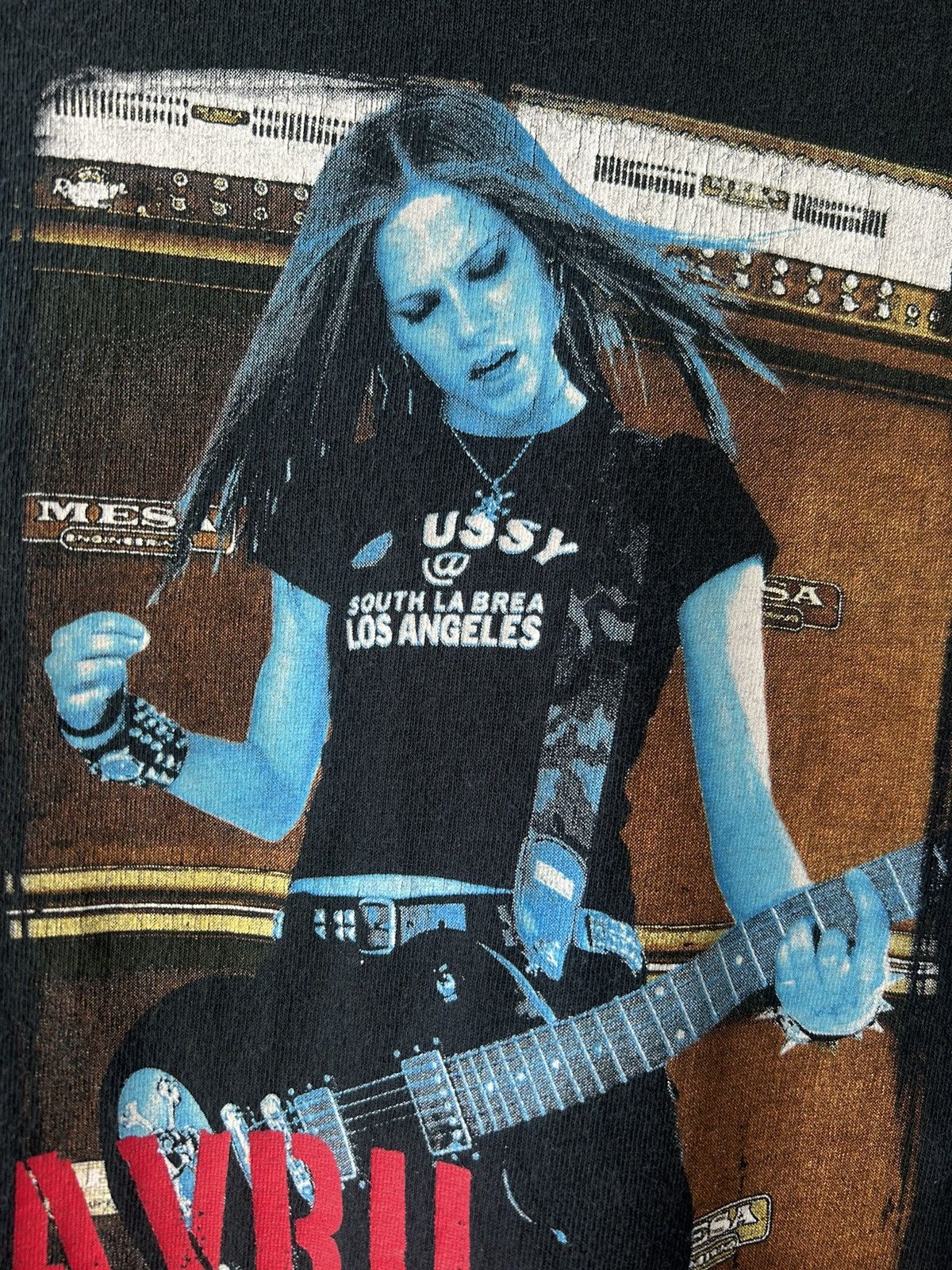 Band Tees Vintage 2003 Avril Lavigne Tour Tshirt Stussy Size US M / EU 48-50 / 2 - 3 Thumbnail