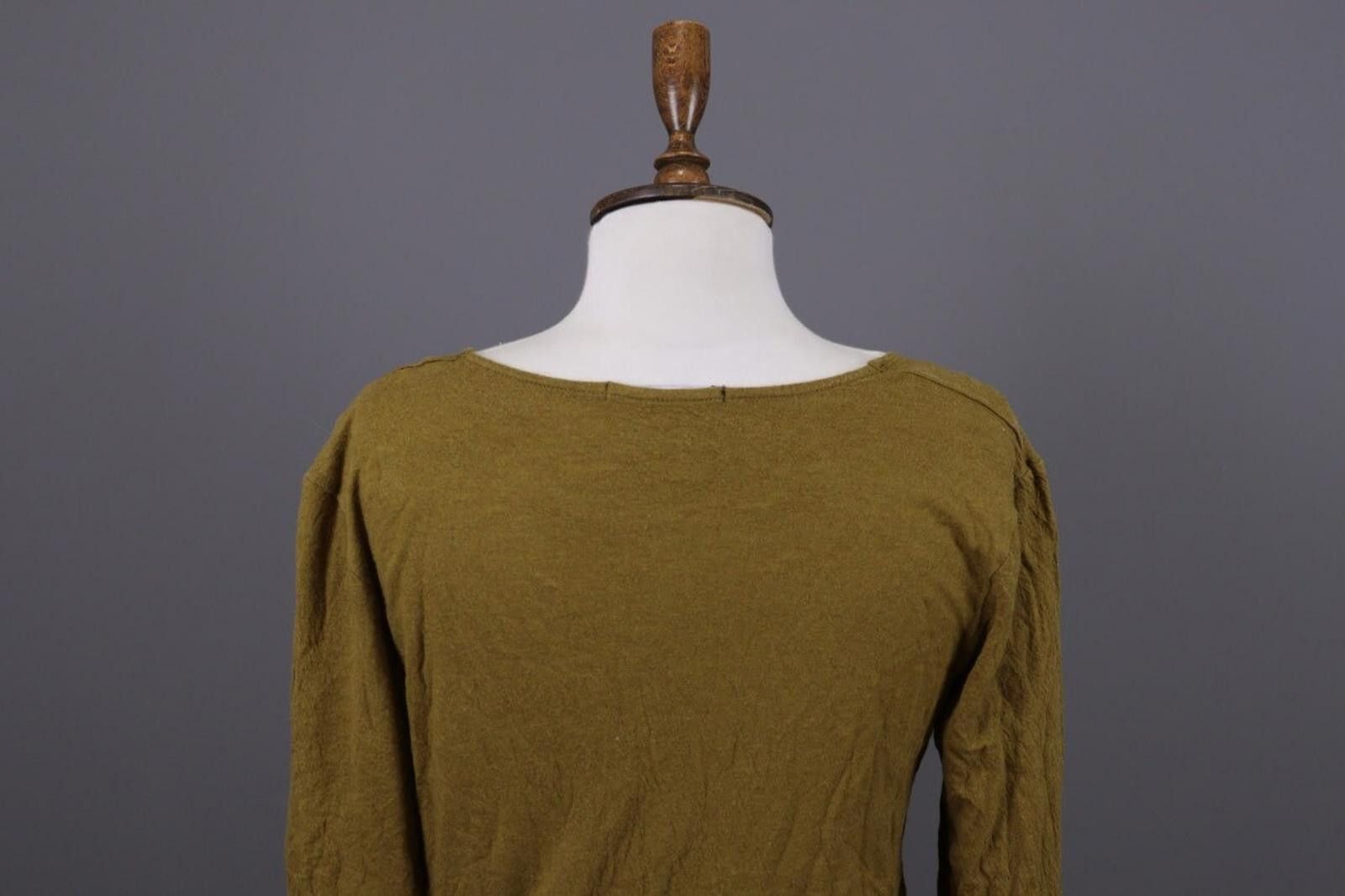 Other Gudrun Sjoden Brown Wool Long Sleeve Pullover Blouse Size M Size M / US 6-8 / IT 42-44 - 9 Thumbnail