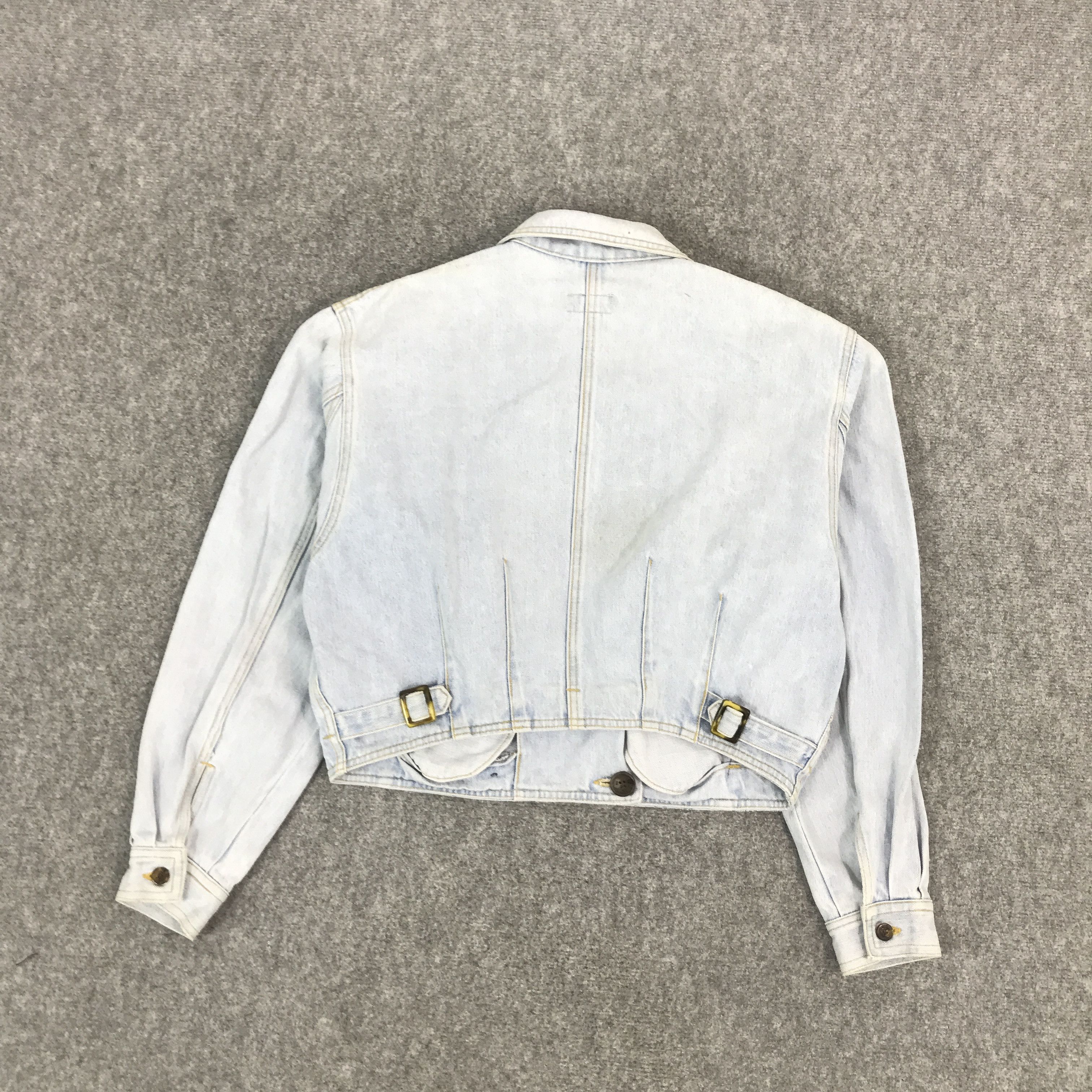 Designer × Japanese Brand JAPAN PANINARO DENIM LIGHT WASH CROPPED JACKET Size US L / EU 52-54 / 3 - 2 Thumbnail