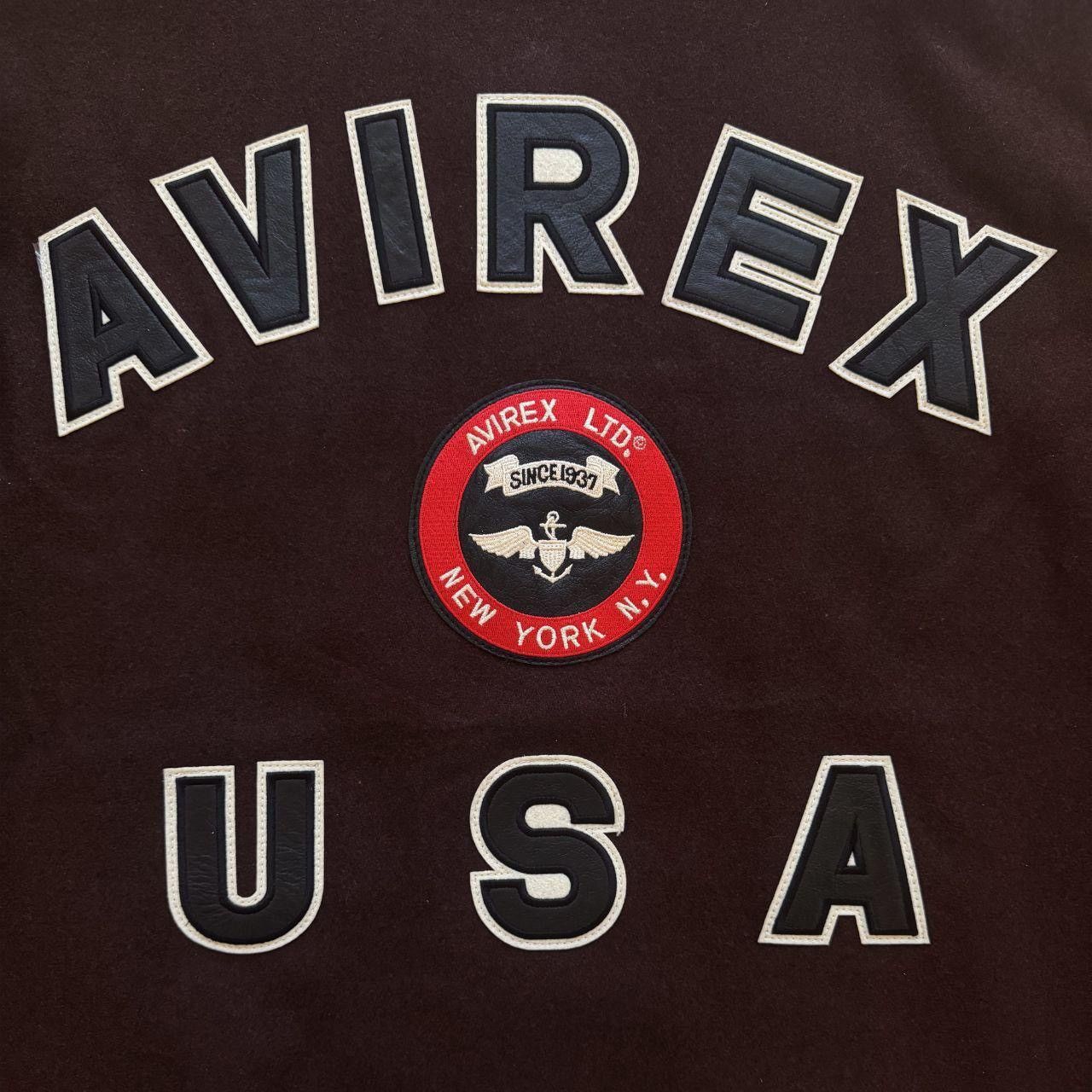 Avirex Avirex Wool & Leather Varsity Jacket Size US XXL / EU 58 / 5 - 5 Thumbnail