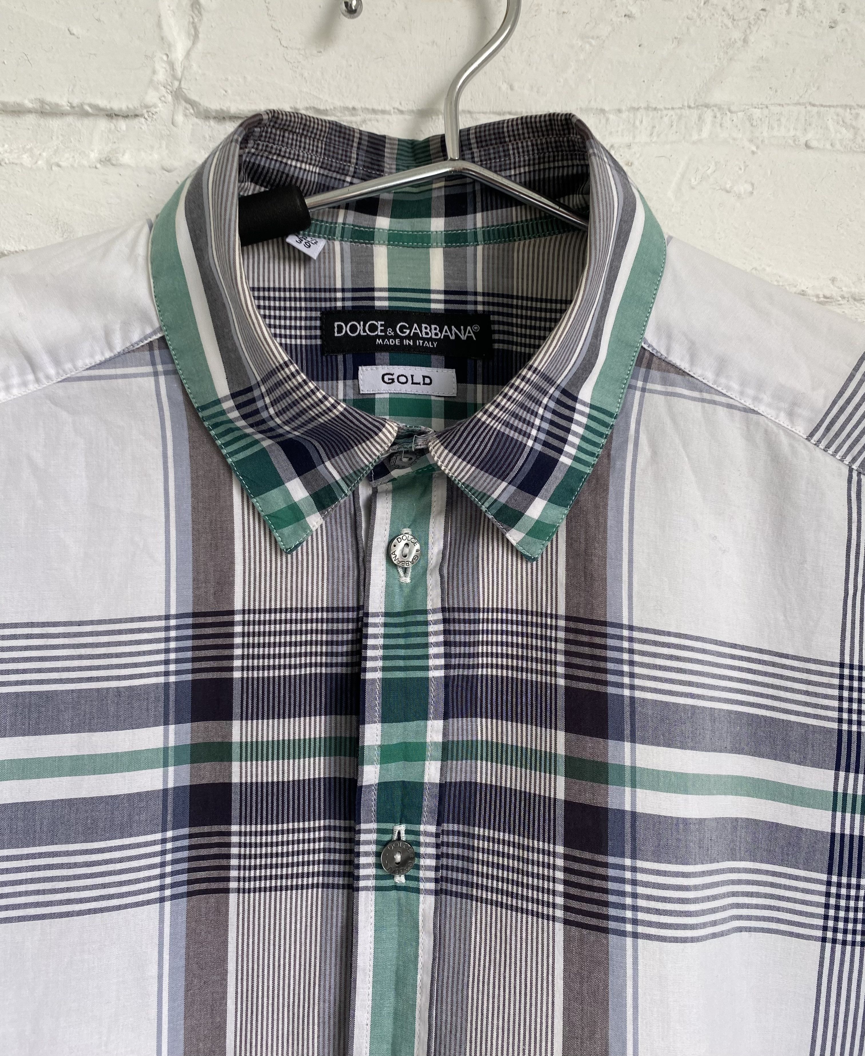 Dolce & Gabbana Dolce & Gabbana checkered shirt Size US M / EU 48-50 / 2 - 6 Thumbnail