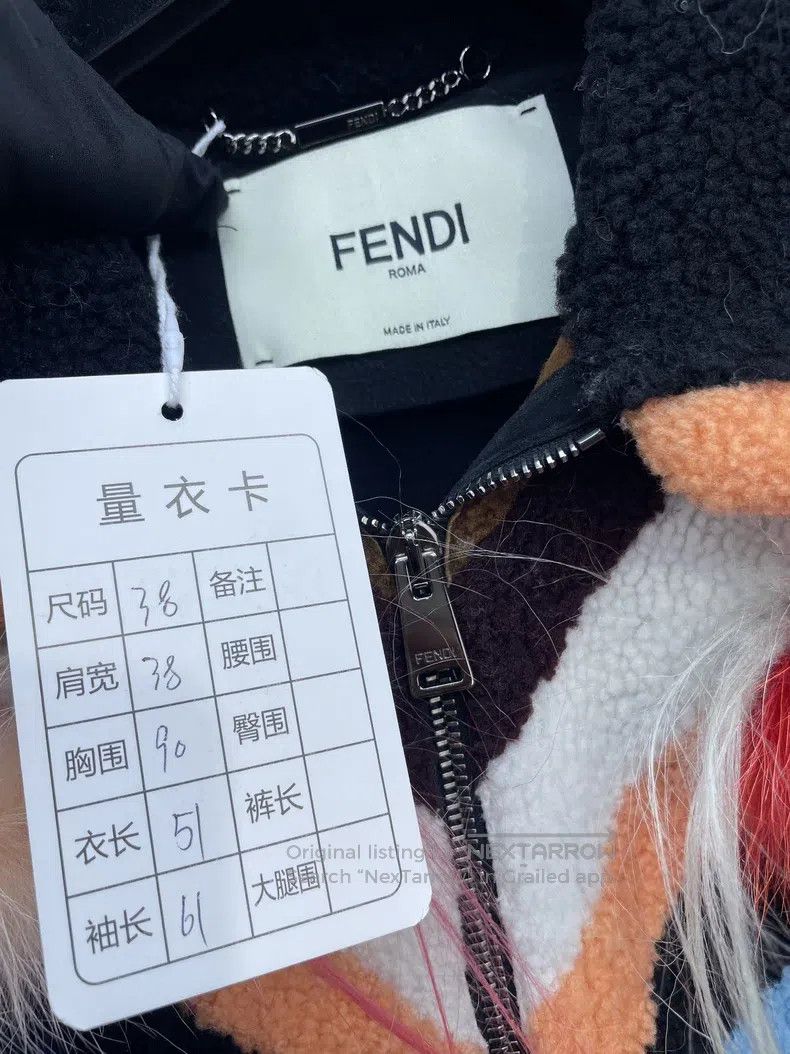 Fendi Fendi Heavyweight Patchwork Fur Jacket Size XS / US 0-2 / IT 36-38 - 7 Thumbnail