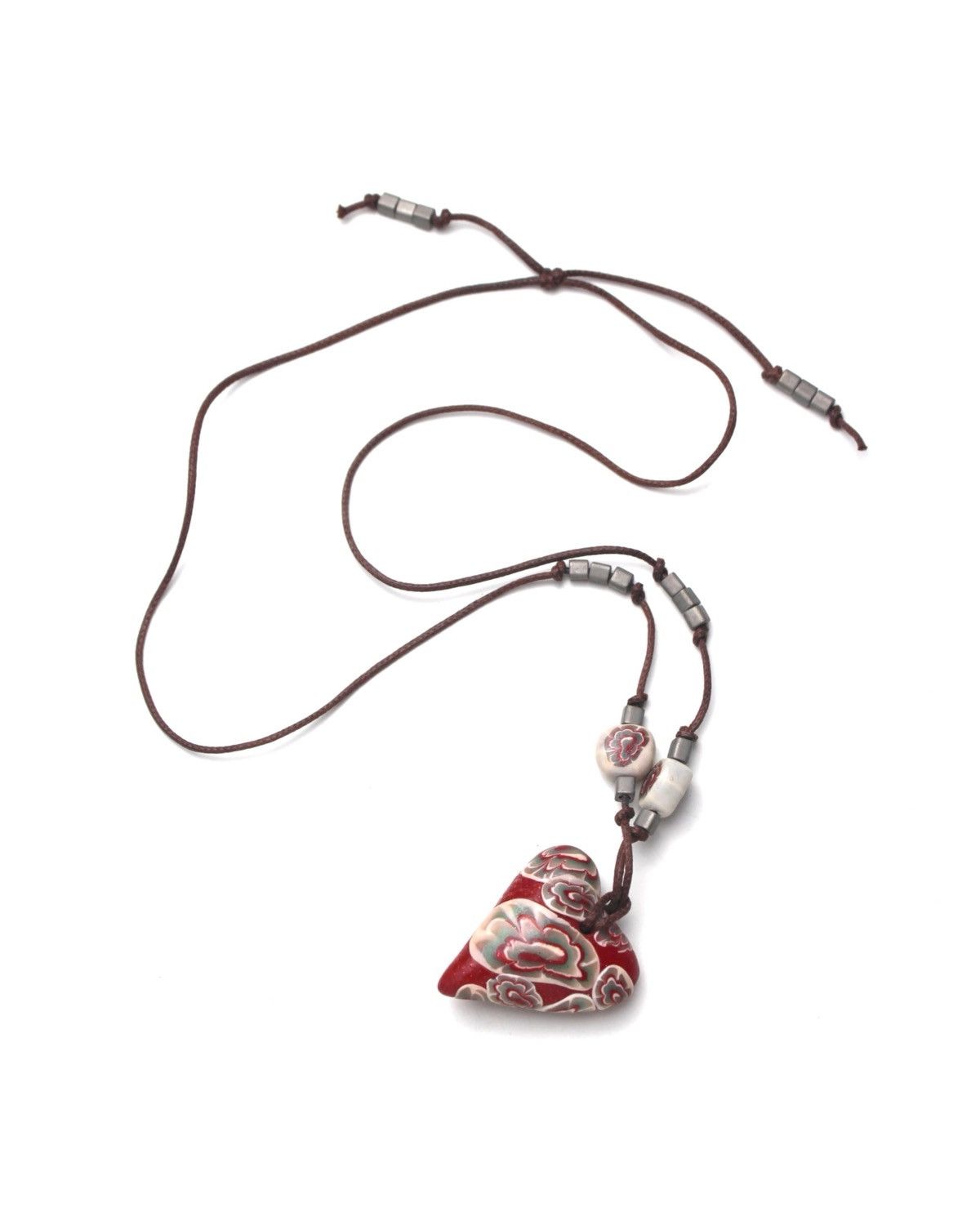 Hysteric Glamour 2000S JAPANESE HANDMADE POLYMER CLAY HEART NECKLACE Size ONE SIZE - 4 Thumbnail