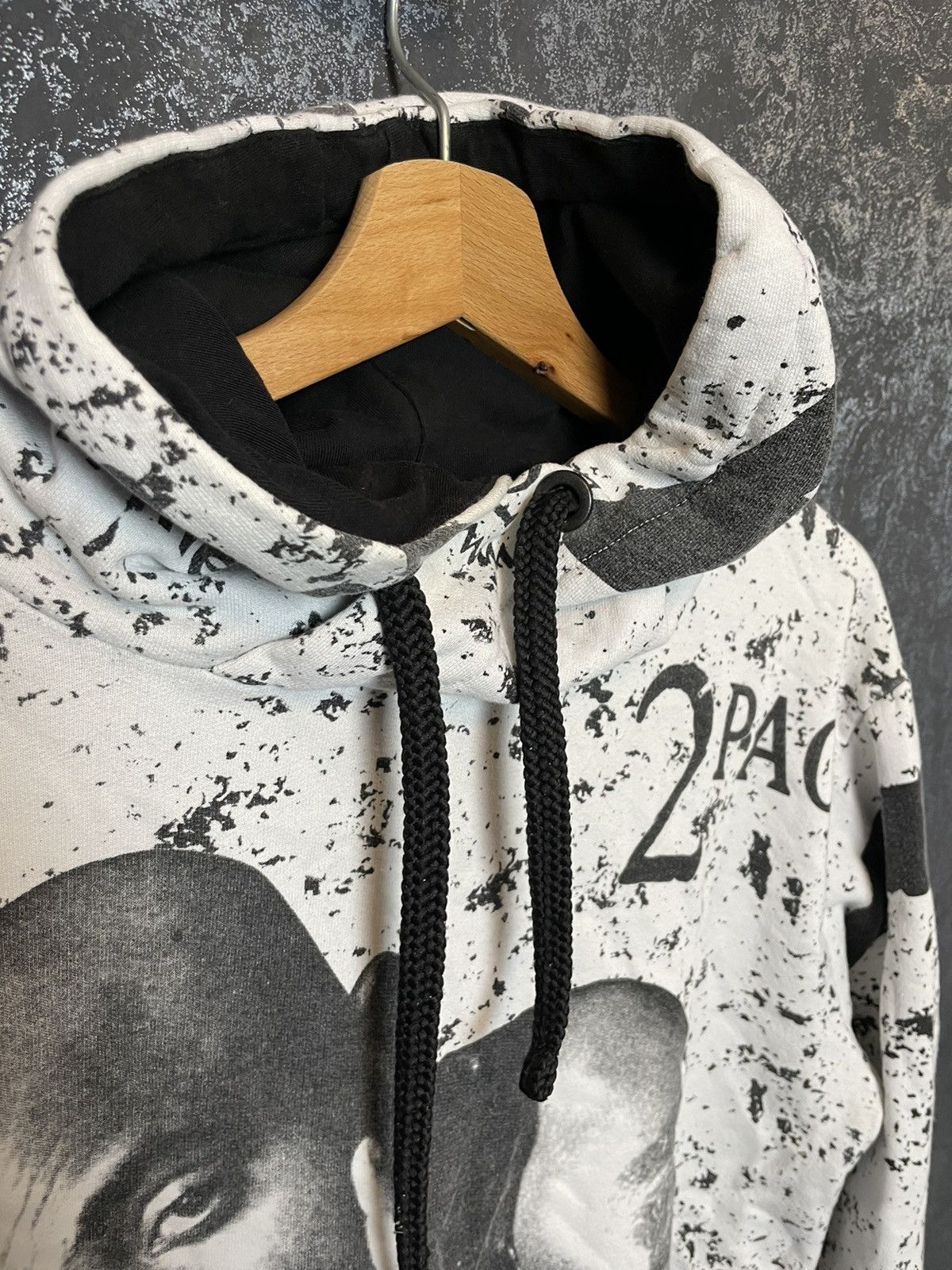 Rap Tees × Vintage Vintage 2pac hoodie Tupac rap hoodie Size US M / EU 48-50 / 2 - 2 Thumbnail