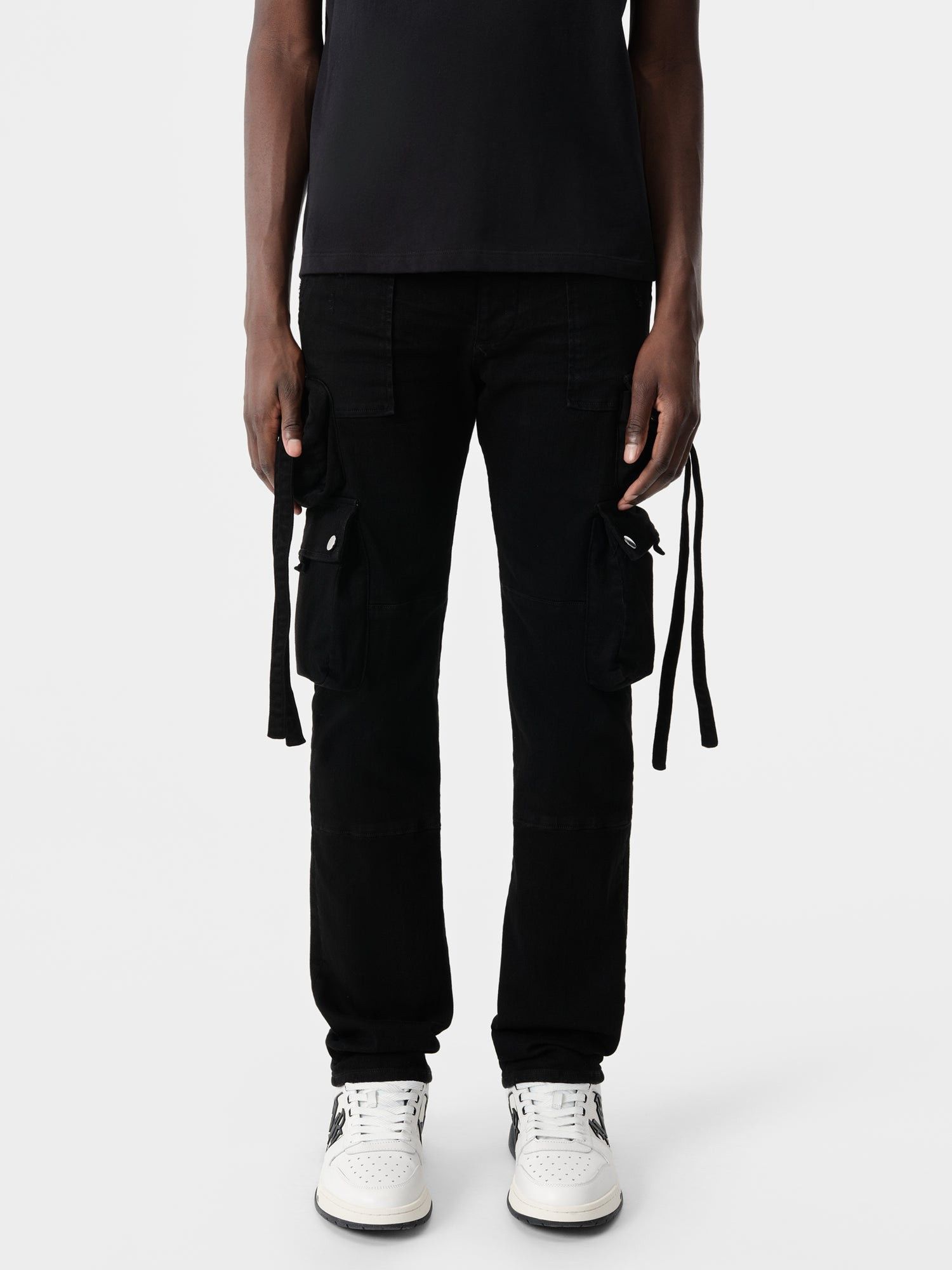 Amiri oc11z0225 Tactical Cargo Jeans in Black Size US 36 / EU 52 - 3 Thumbnail
