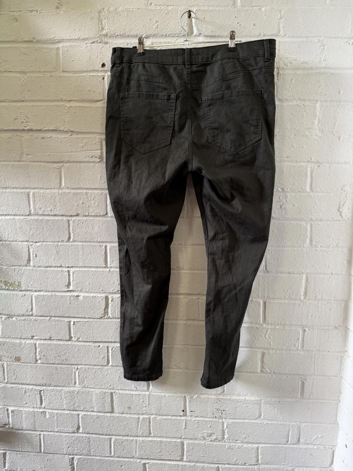 Designer P-607 M&S Collection Slim Fit Trousers Size 14 Size US 32 / EU 48 - 3 Thumbnail