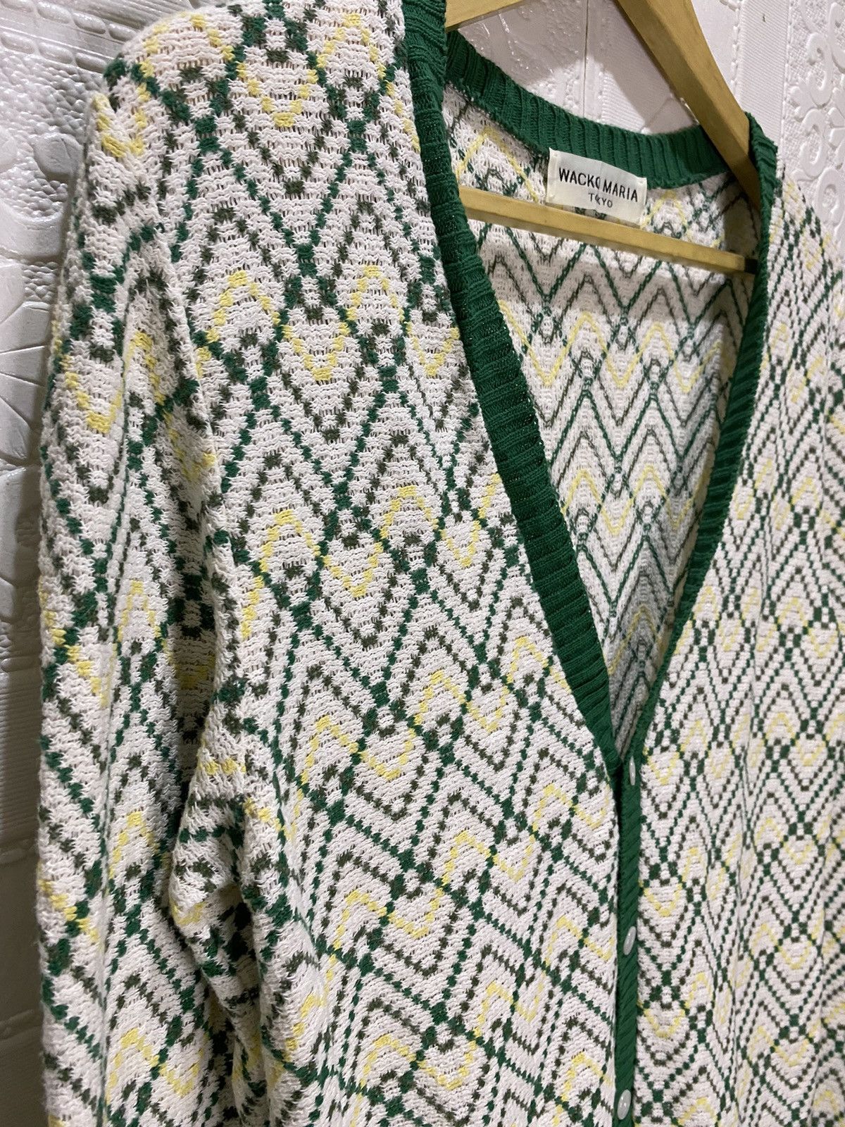 Japanese Brand × Wacko Maria Vintage Wacko Maria Cardigan Size M / US 6-8 / IT 42-44 - 5 Thumbnail