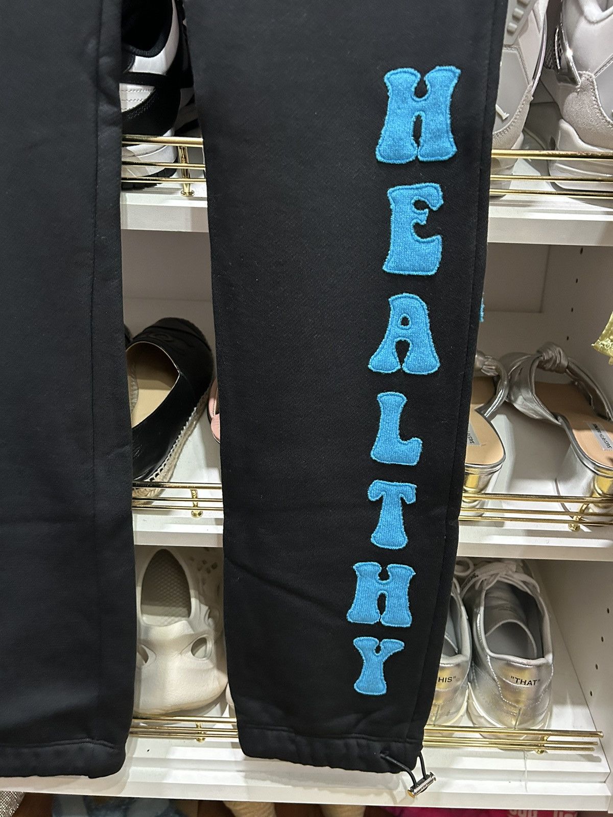 Amiri × Designer Amiri Healthy Mind/Body sweatpants🔥Rare🔥 Size US 32 / EU 48 - 5 Thumbnail