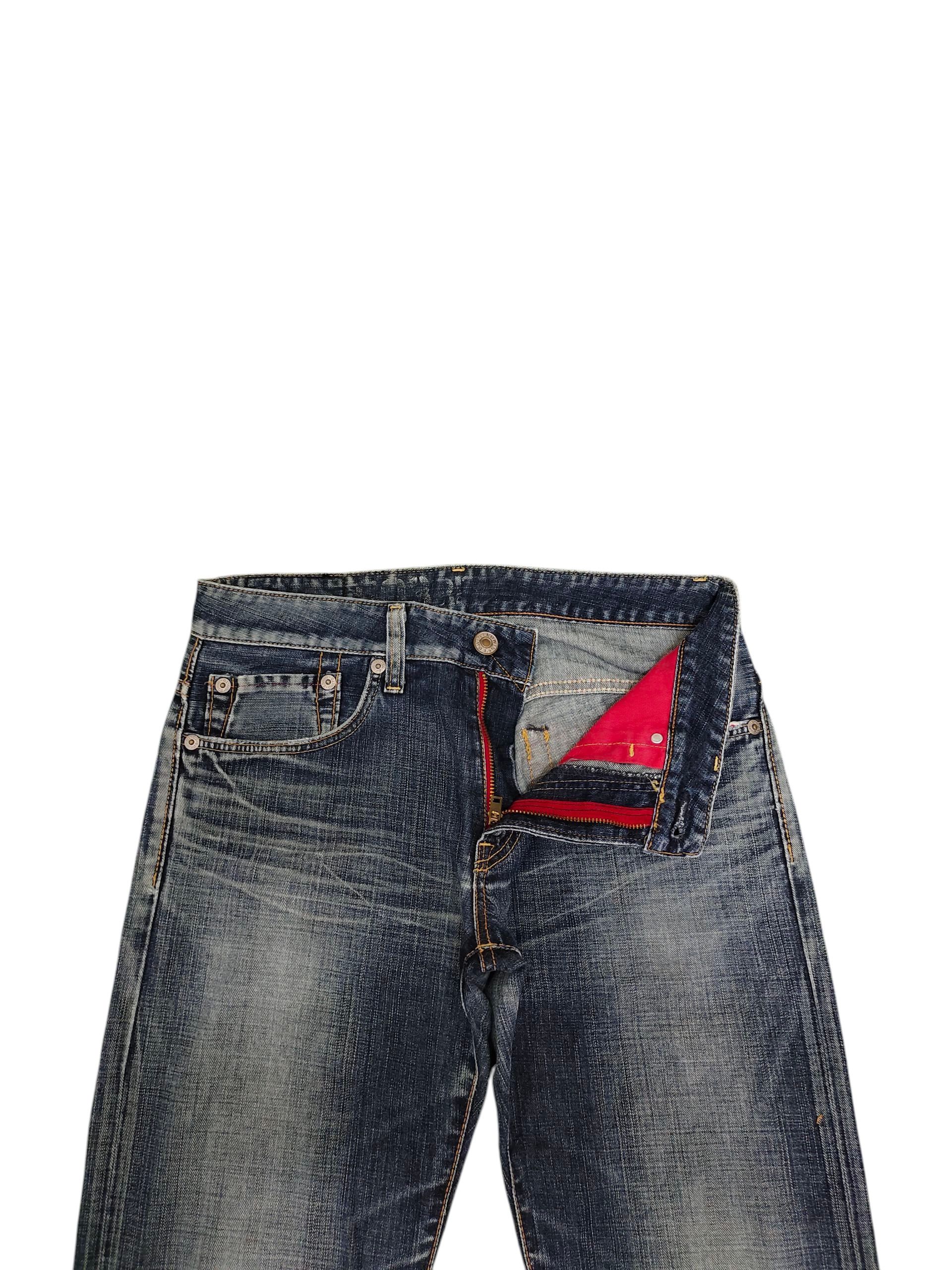 Comme des Garcons × Undercover Vintage Edwin 503 Regular Clawmark Distress Denim Jeans Size US 32 / EU 48 - 7 Thumbnail
